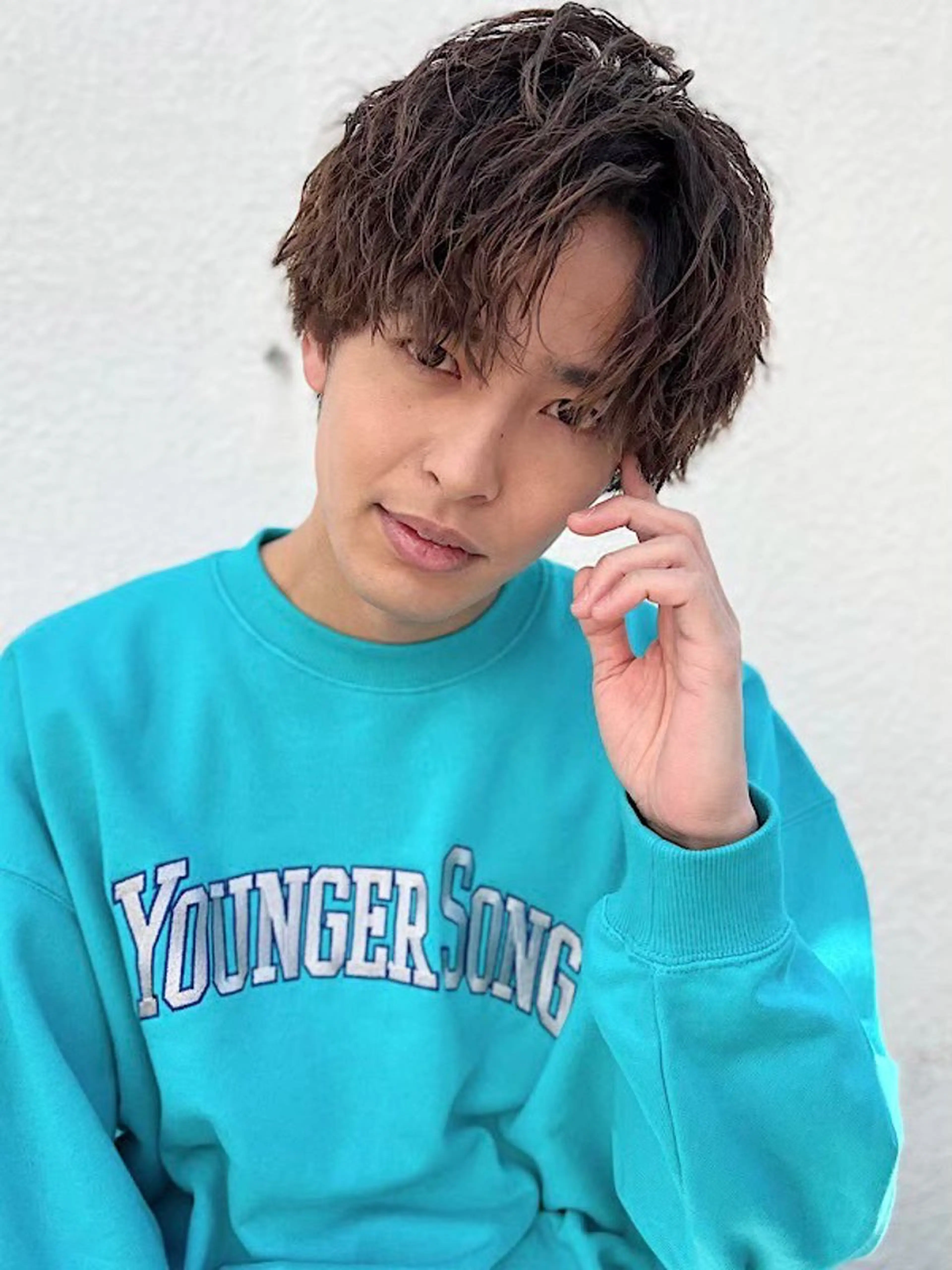 メンズ シャドウパーマ/ 波巻きパーマ/三鷹のヘアスタイル