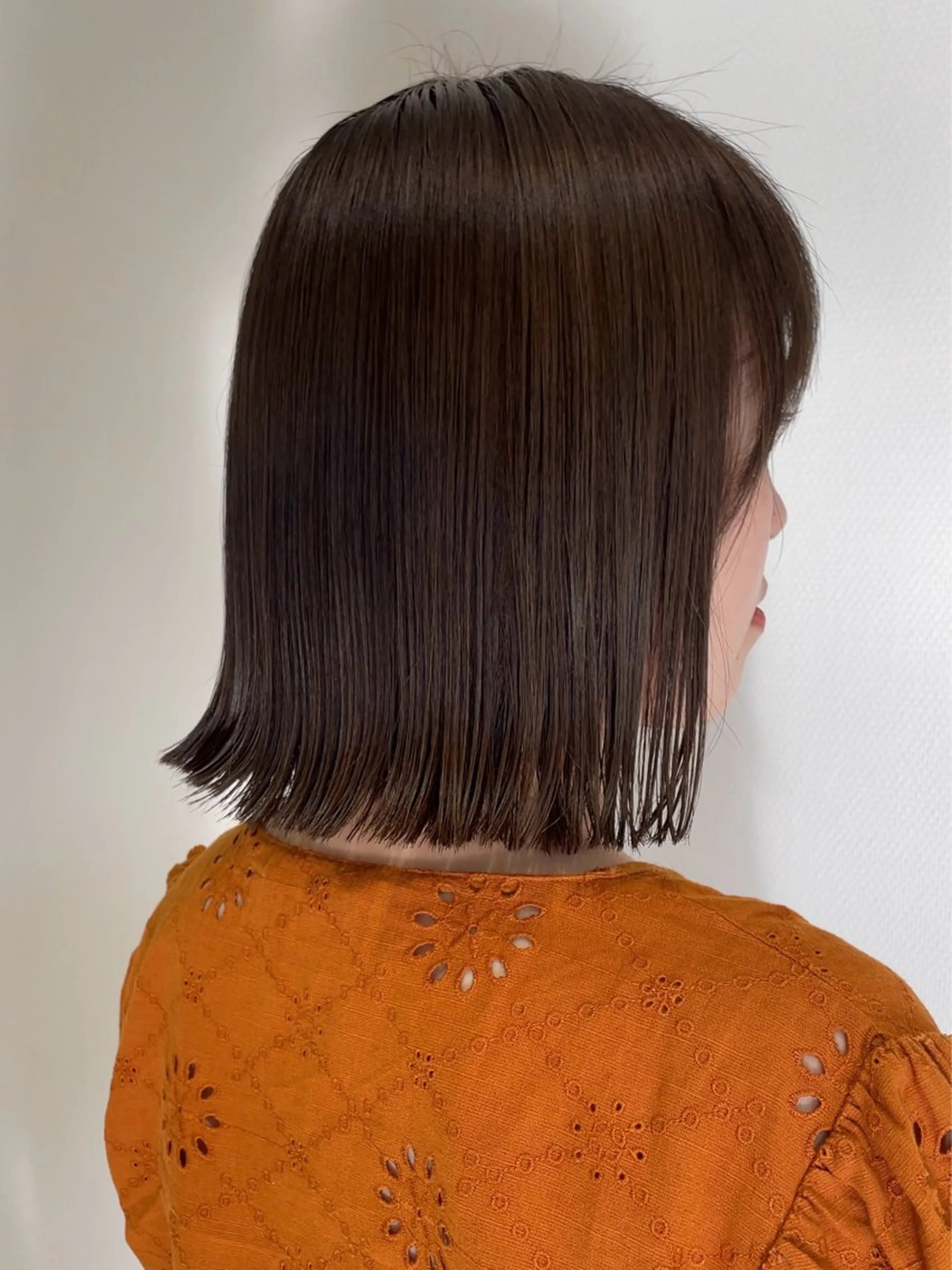 ミディアム カラー カット ヘアカラー ブリーチカラー ボブカット🫧のヘアスタイル