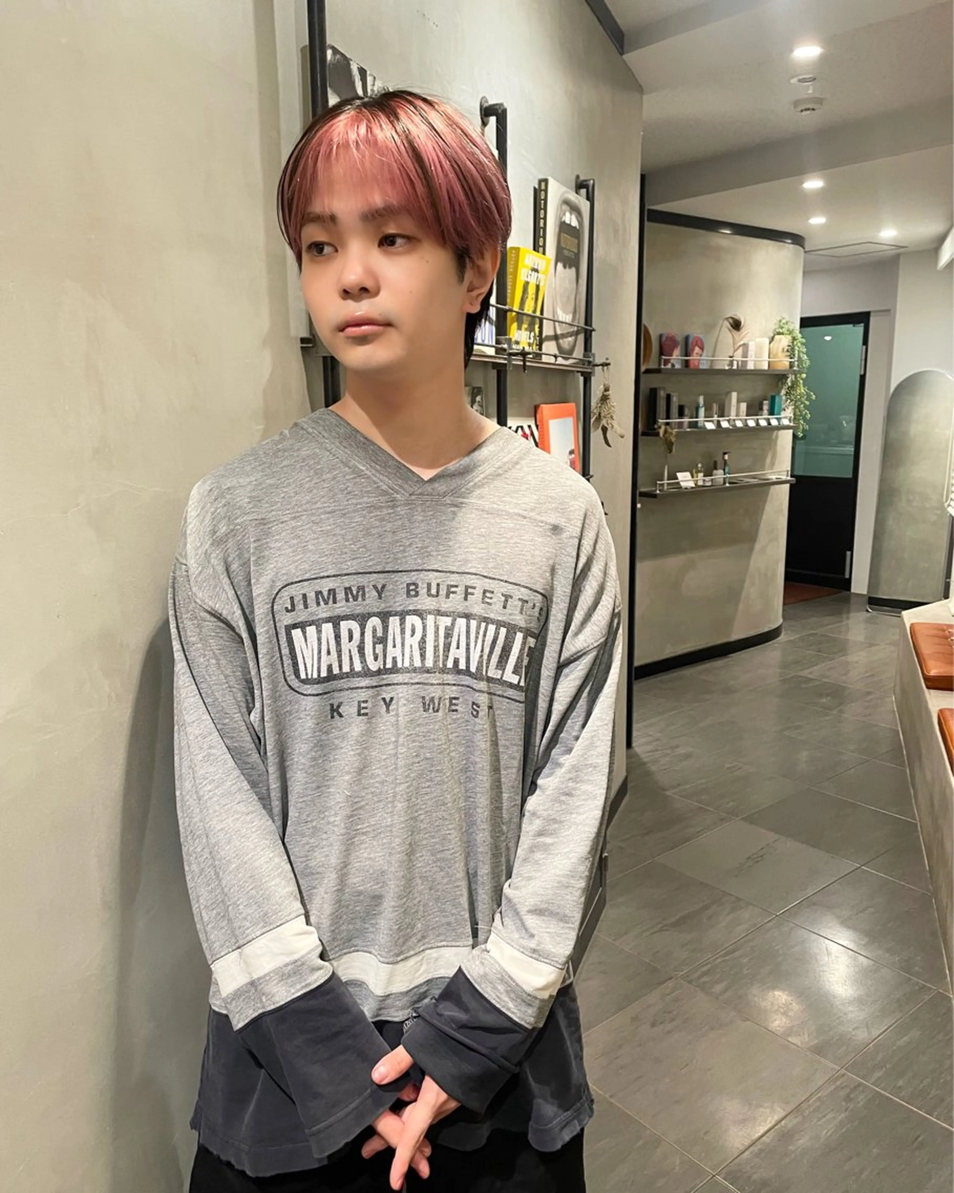 ショート カラー メンズ ヘアカラー トリートメント 優作 〜圧倒的信頼〜のヘアスタイル