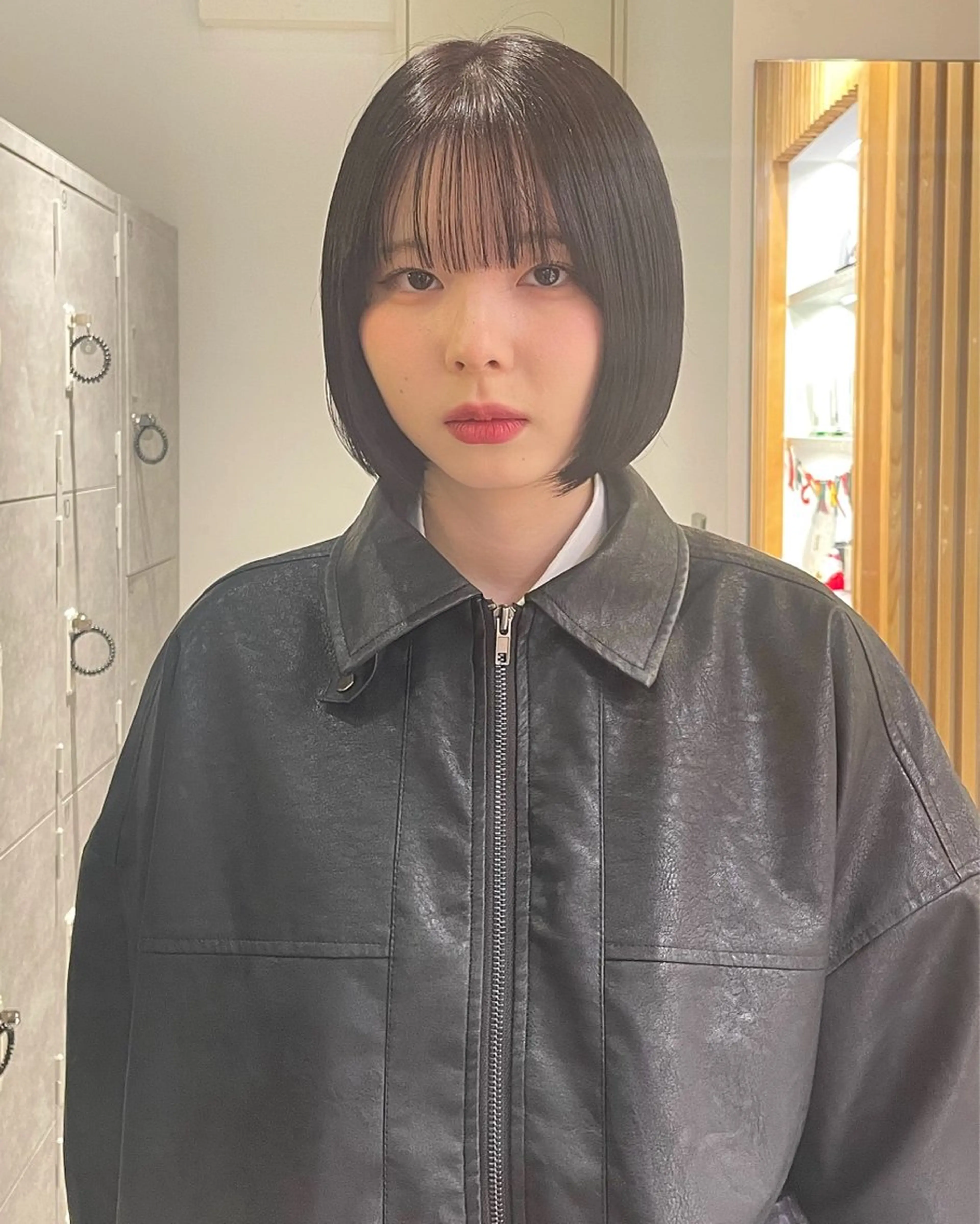 ショート デザインパーマ/ 艶カラー/ボブのヘアスタイル