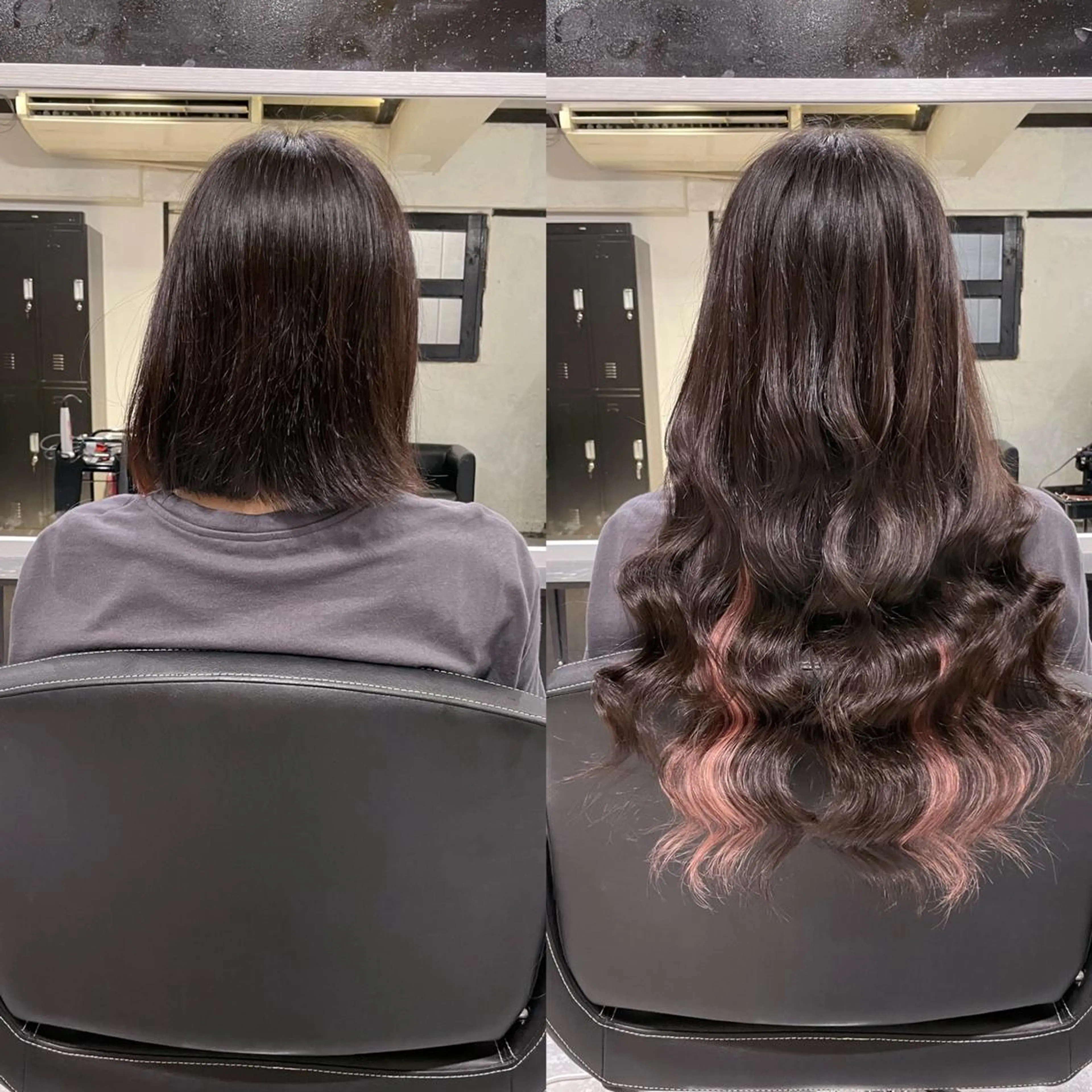 ロング RIN シールエクステのヘアスタイル