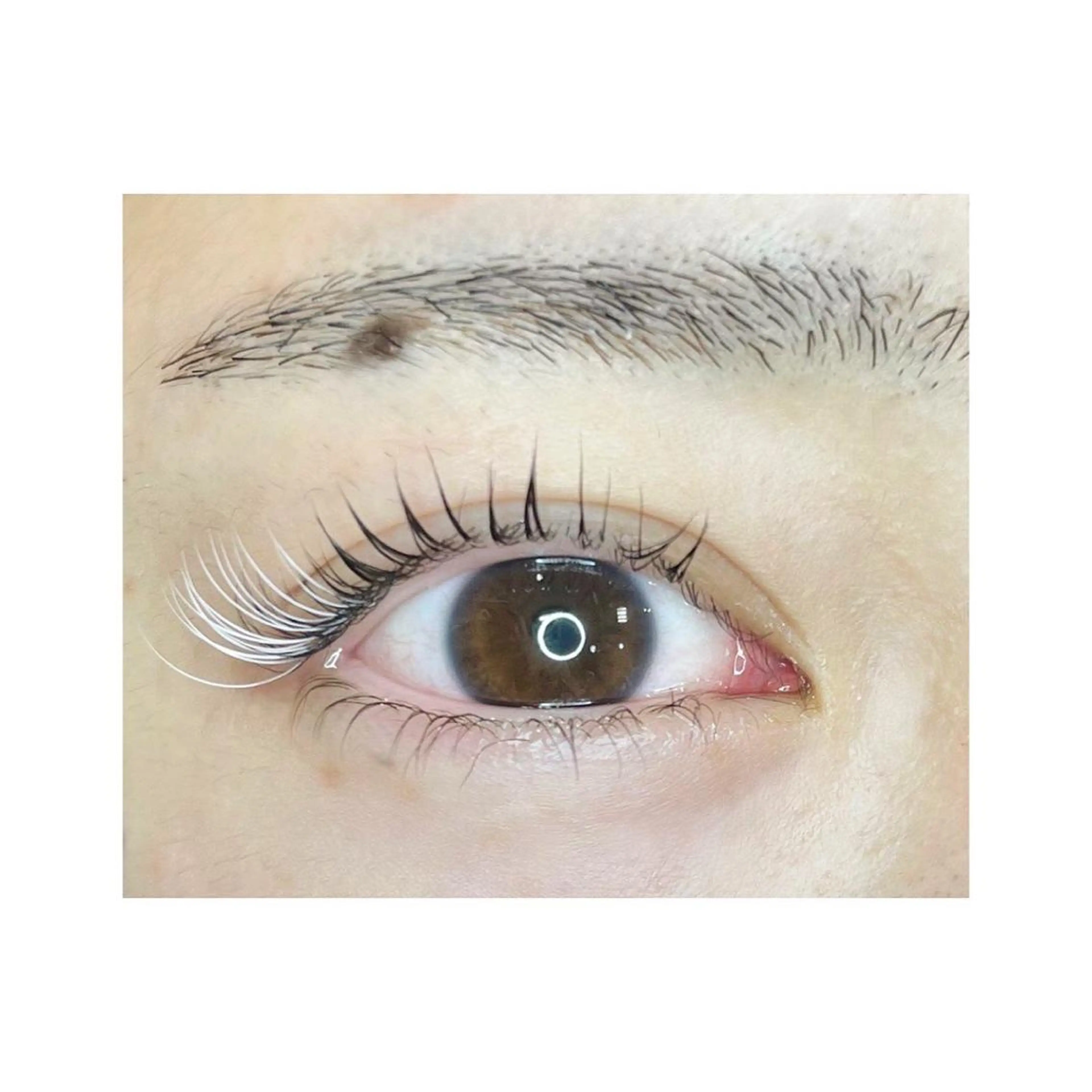 パリジェンヌラッシュリフト+ポイントカラーマツエク30本の写真