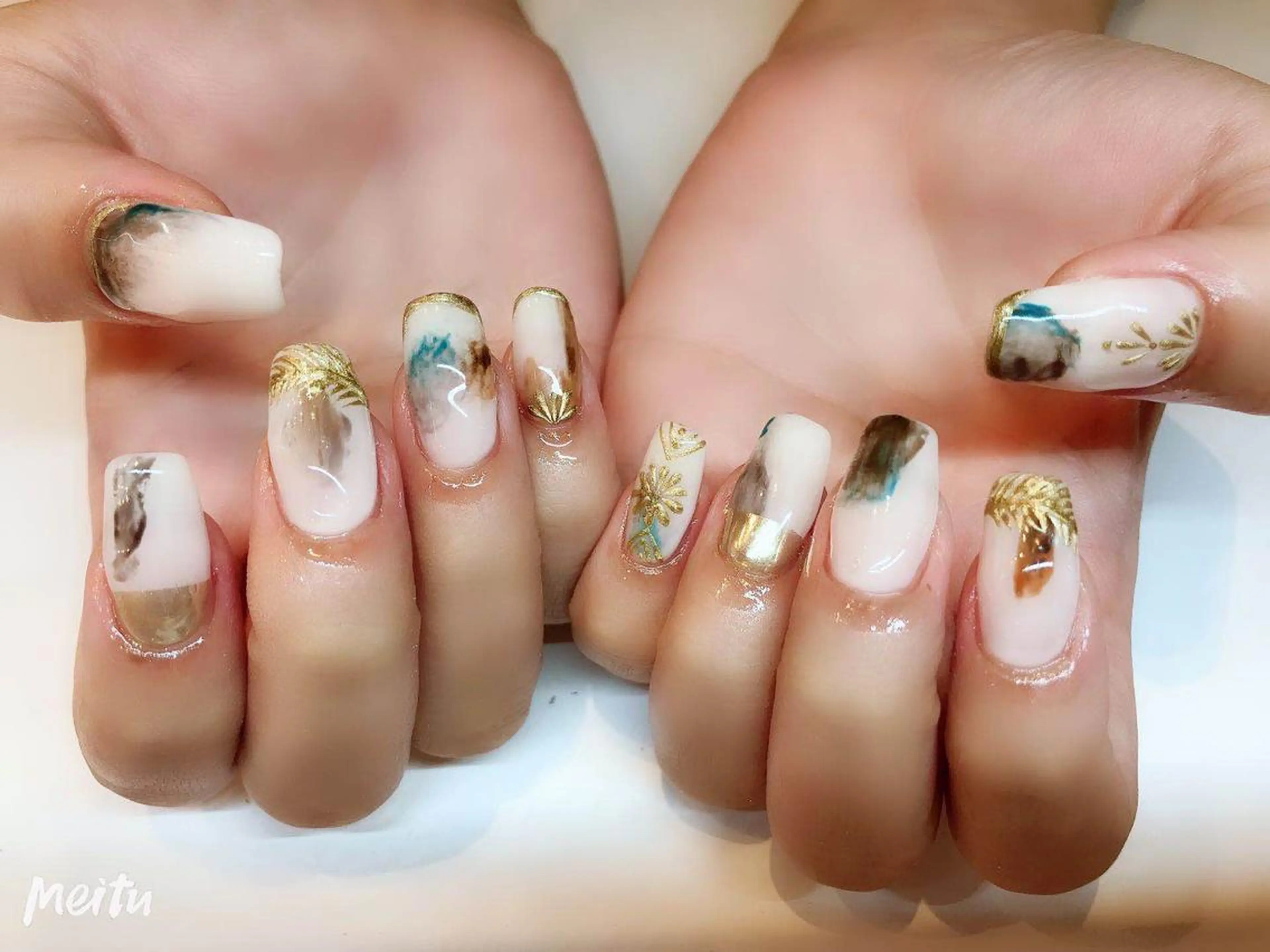 ネイル 長さだし専門店 M2　rikaのネイルデザイン