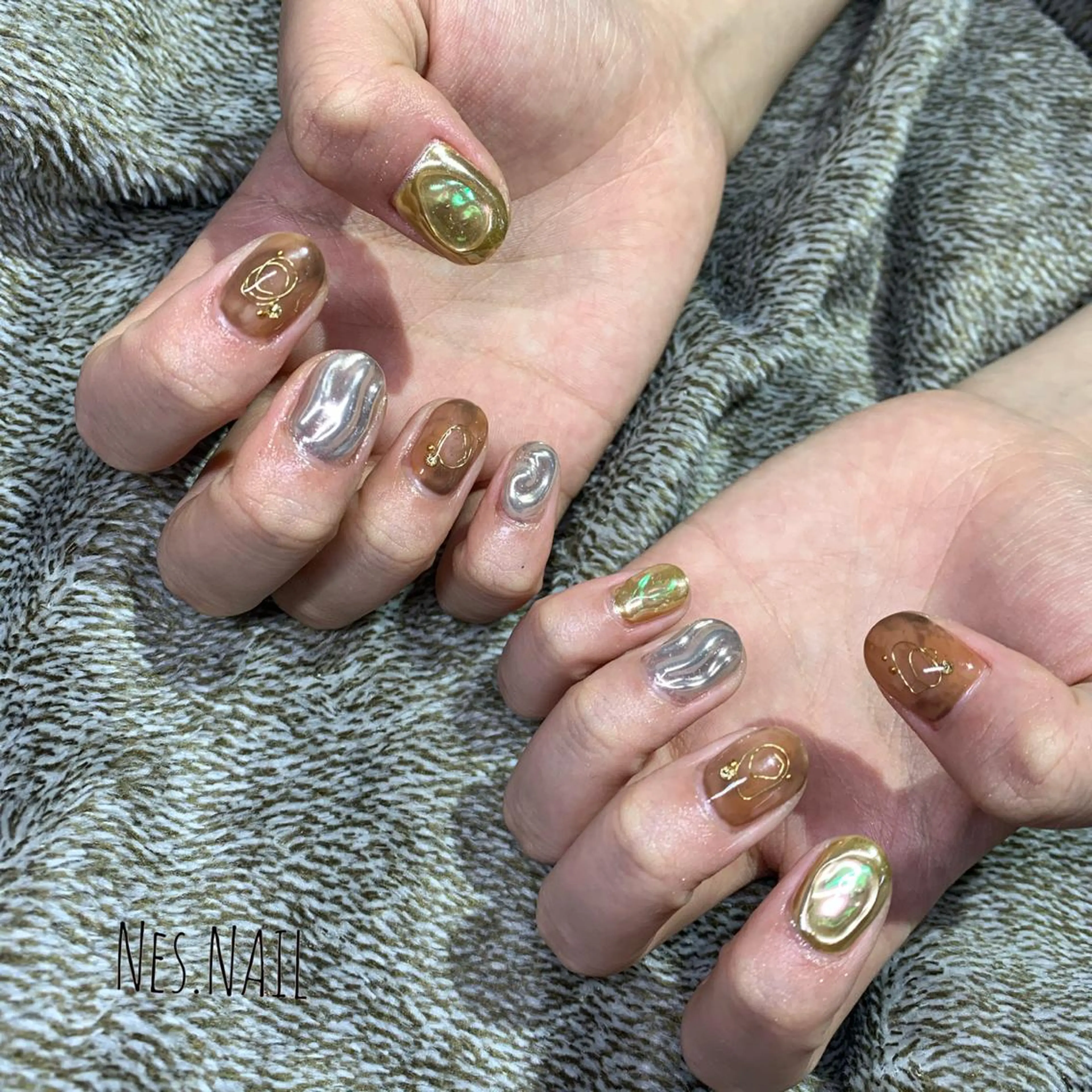 ネイル Nes.nail所属・🌼Nomura Yuko🌷のネイルデザイン
