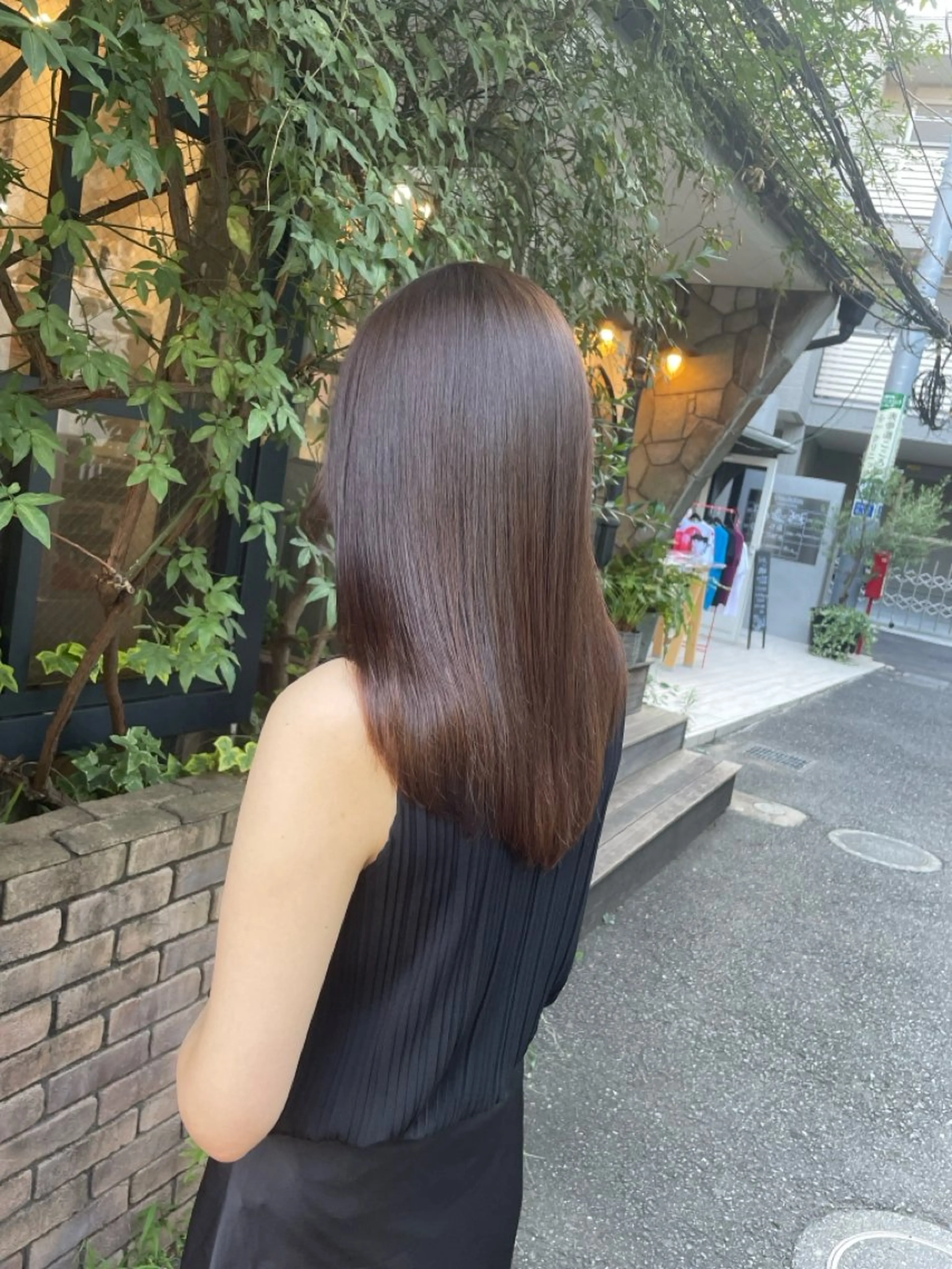 ブリーチなしワンカラー🩵/1ステップ超音波トリートメントの写真