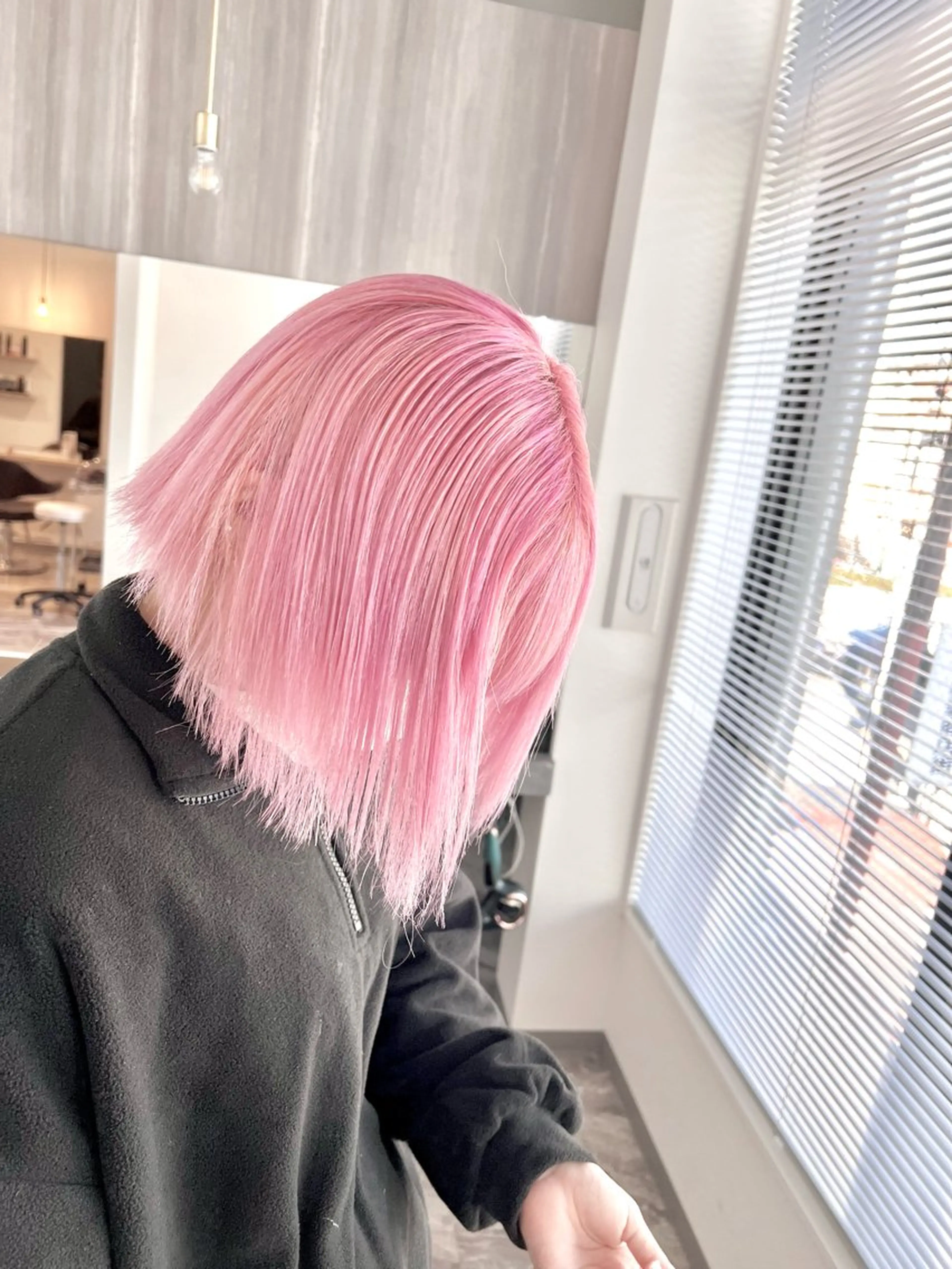 ミディアム ヘアカラー トリートメント ブリーチ毛に縮毛矯正 ✨カラー✨山田 正幸のヘアスタイル