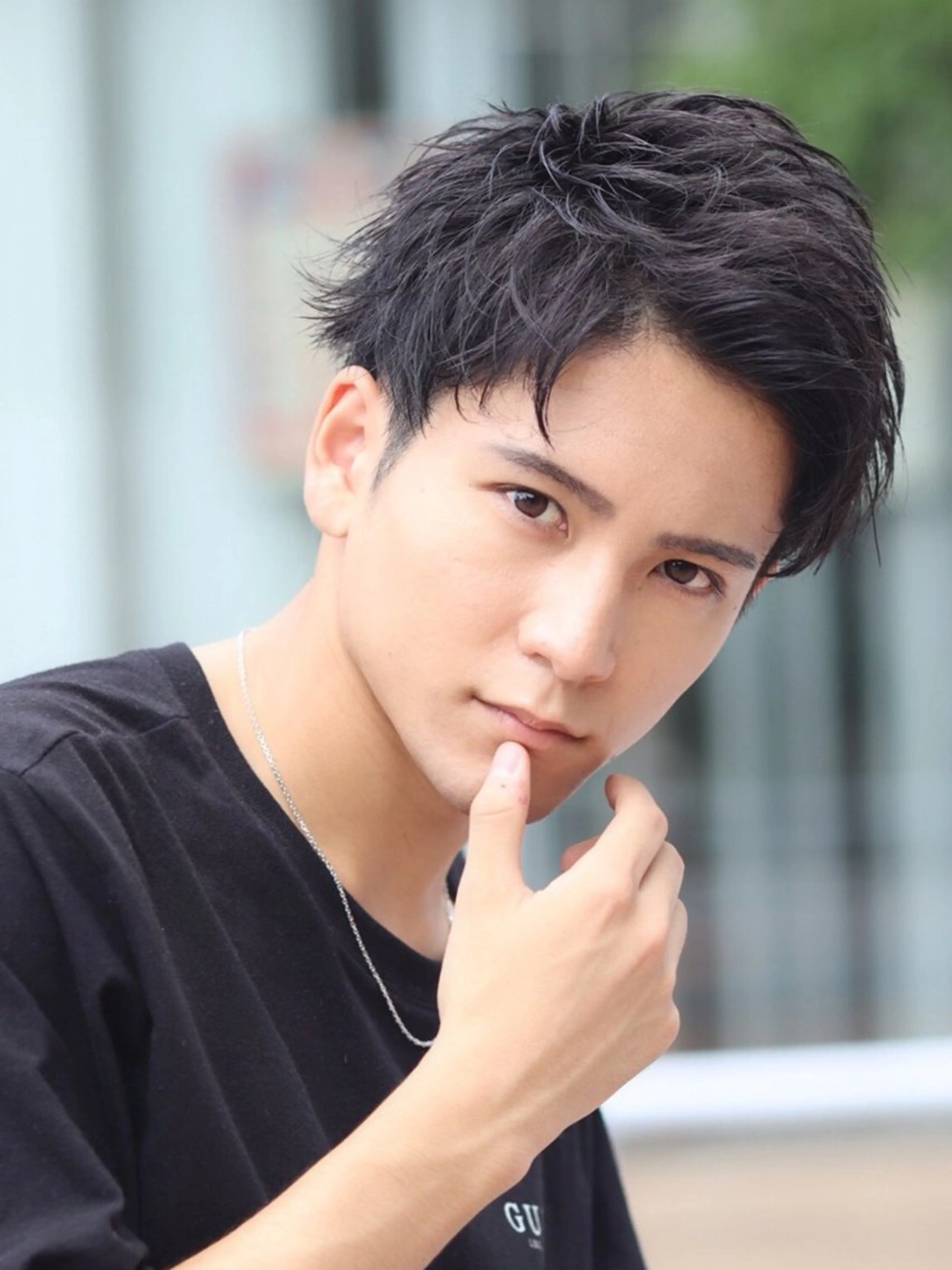 ミディアム パーマ メンズ カット パーマ ヘアセット ショートヘア🔥メン ズ特化パーマ/そめやのヘアスタイル