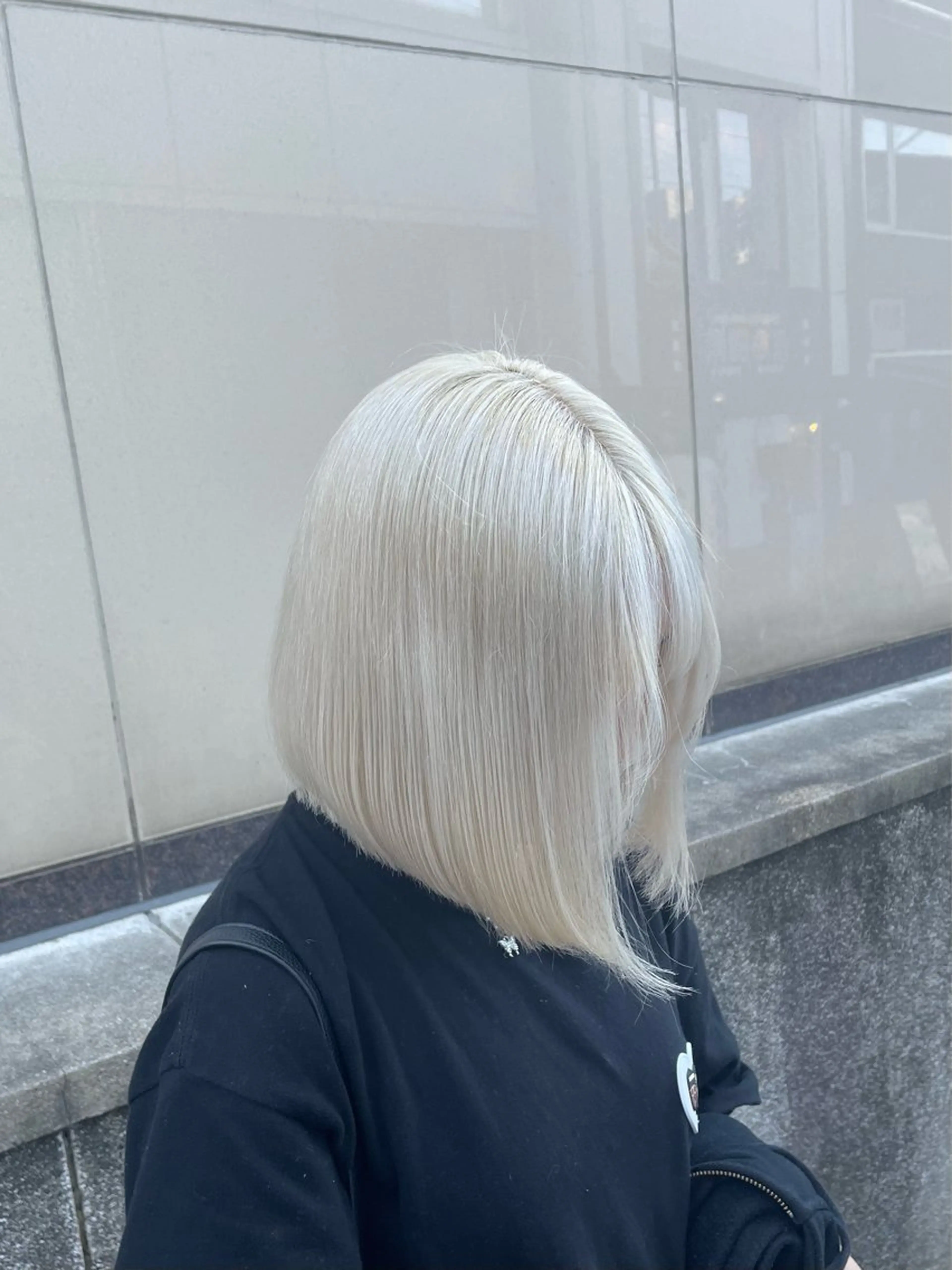 ミディアム ヘアカラー ハイトーン/ブリーチ /hikaruのヘアスタイル