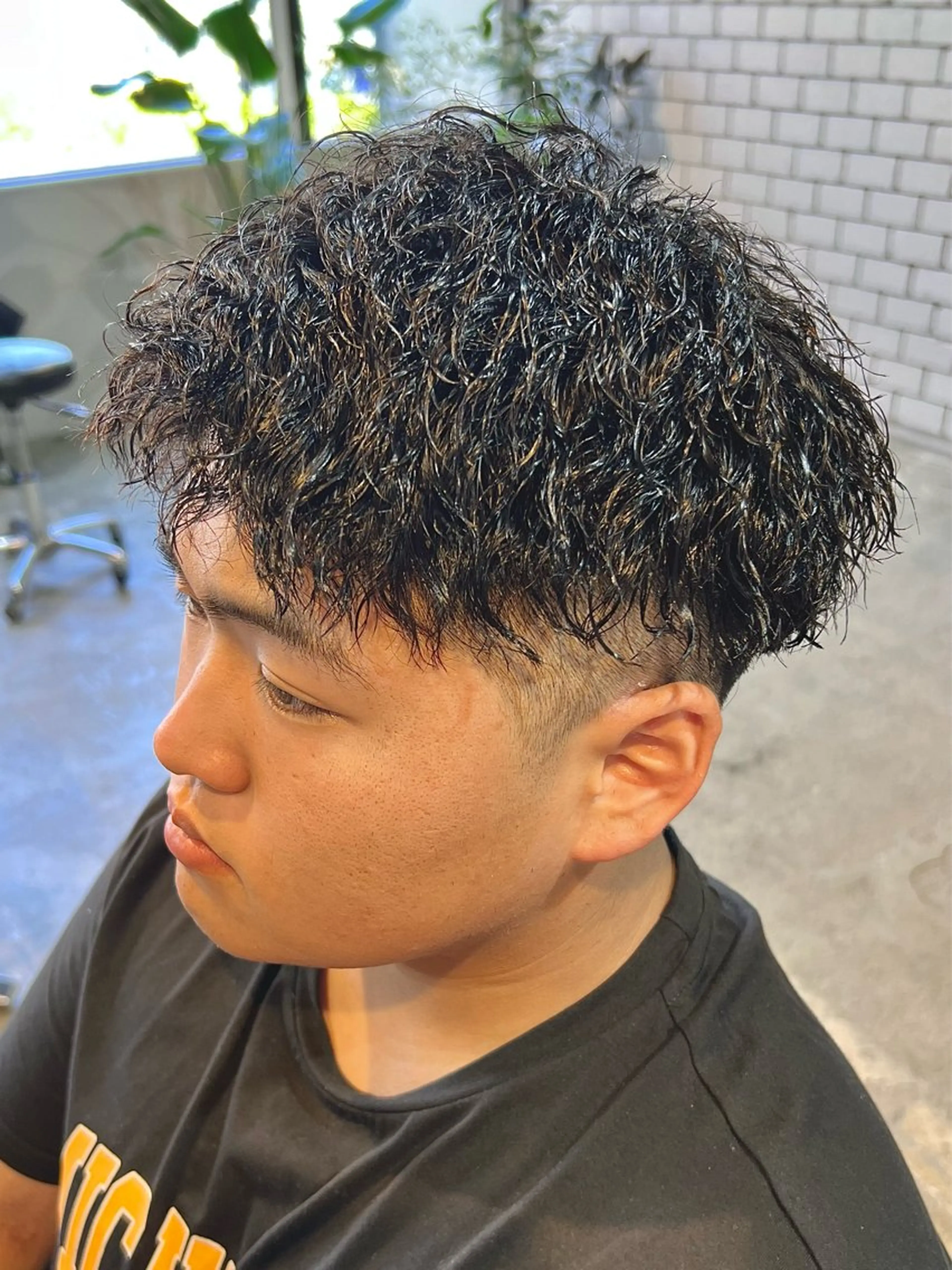 ショート パーマ メンズ men’s salon NOA solte. 【メンズサロン ノアソルテ】所属・メンズパーマ職人 加藤 弘貴のヘアスタイル