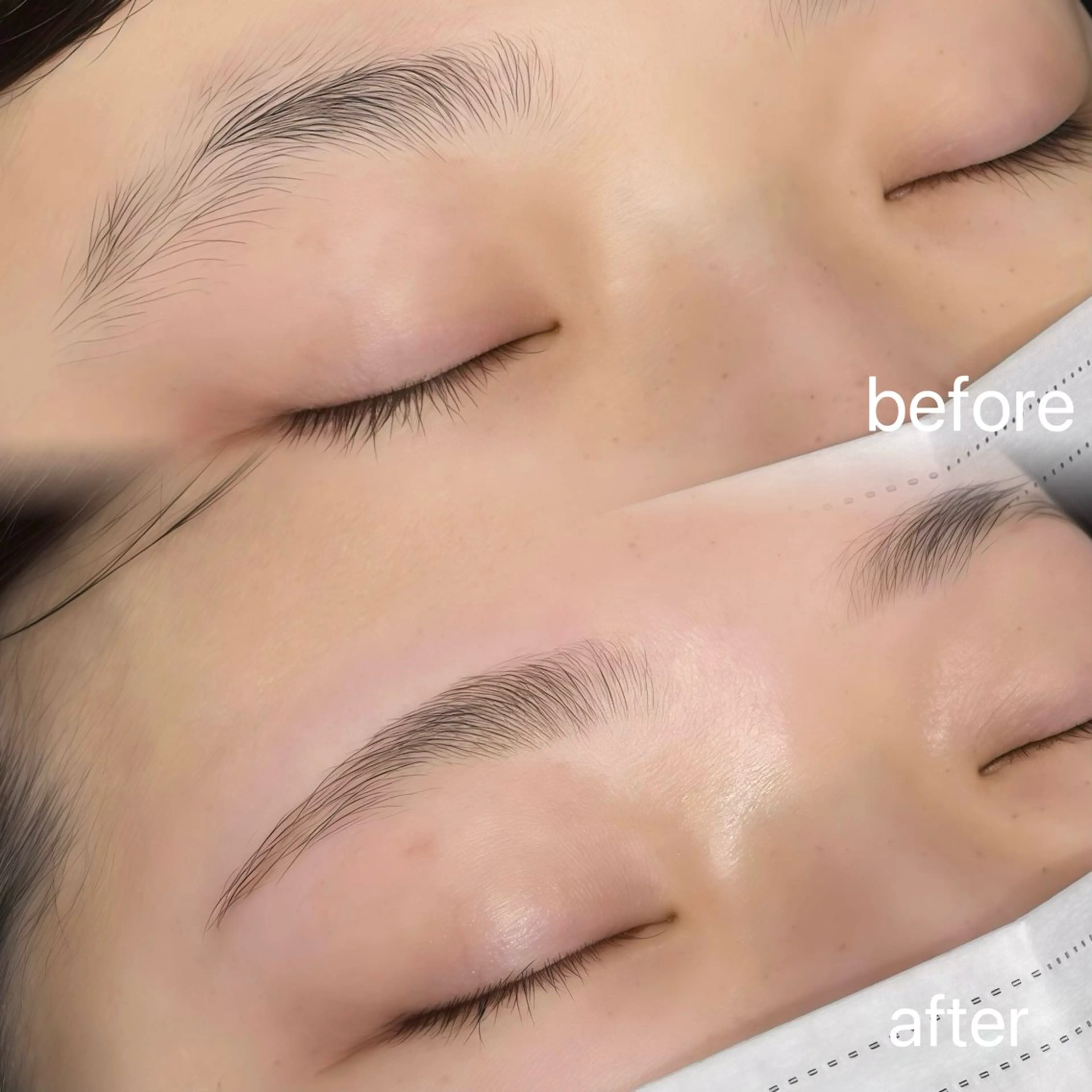 アイブロウ ワックス脱毛 眉カット Junna 🧸︎︎⟡のマツエク・マツパデザイン