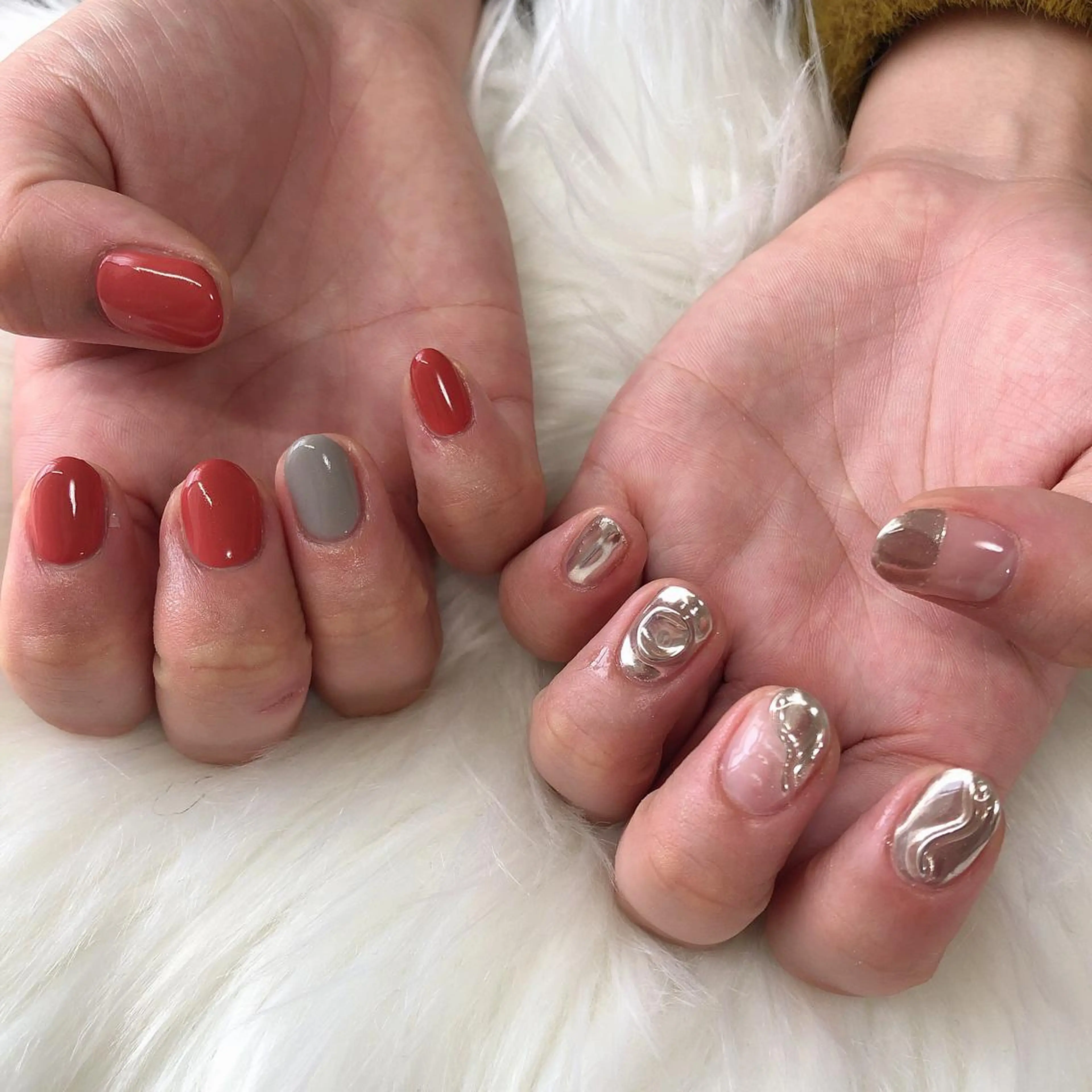 ネイル ハンドネイル 西岡 杏のネイルデザイン