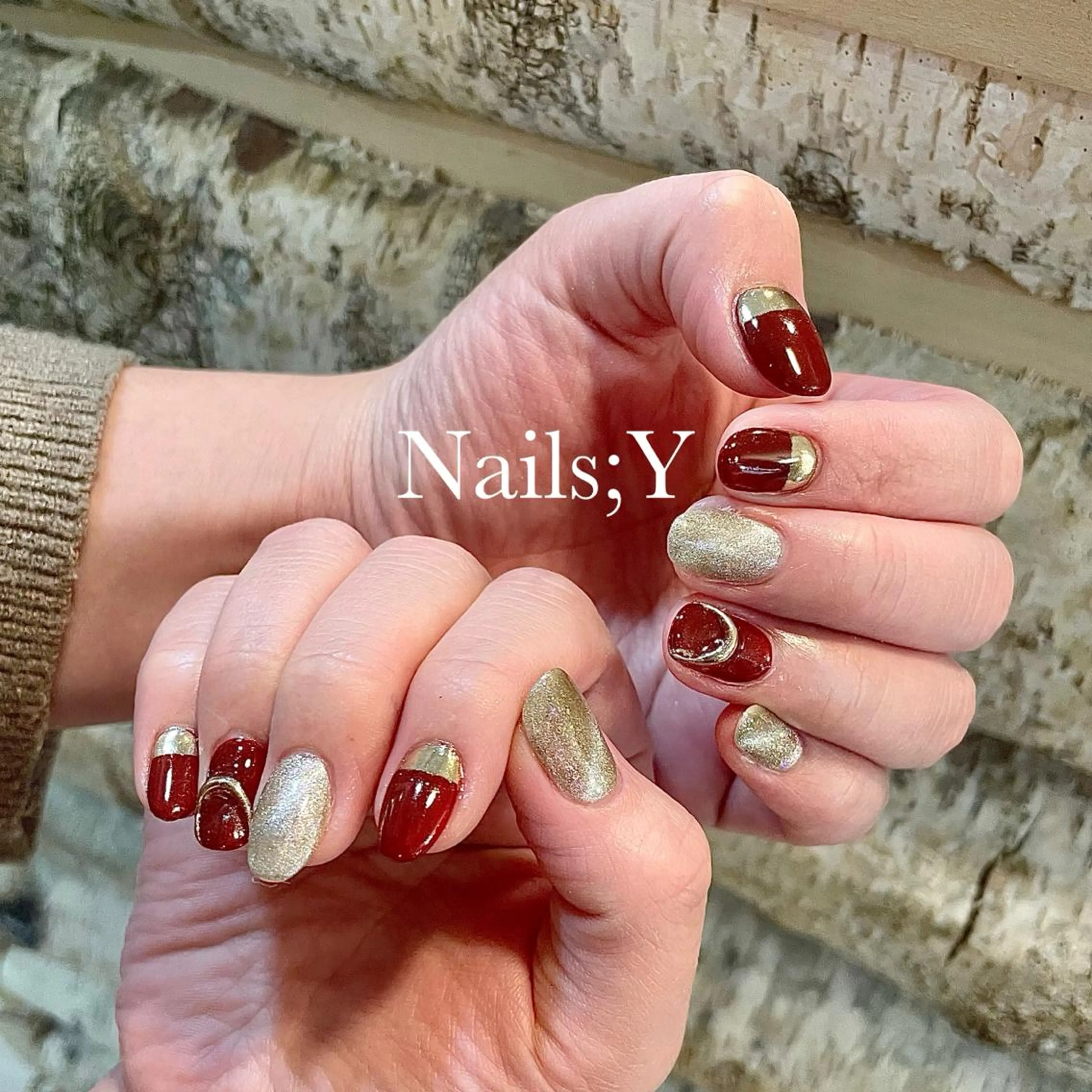 ネイル ジェルネイル マグネットネイル パラジェル yo koのネイルデザイン