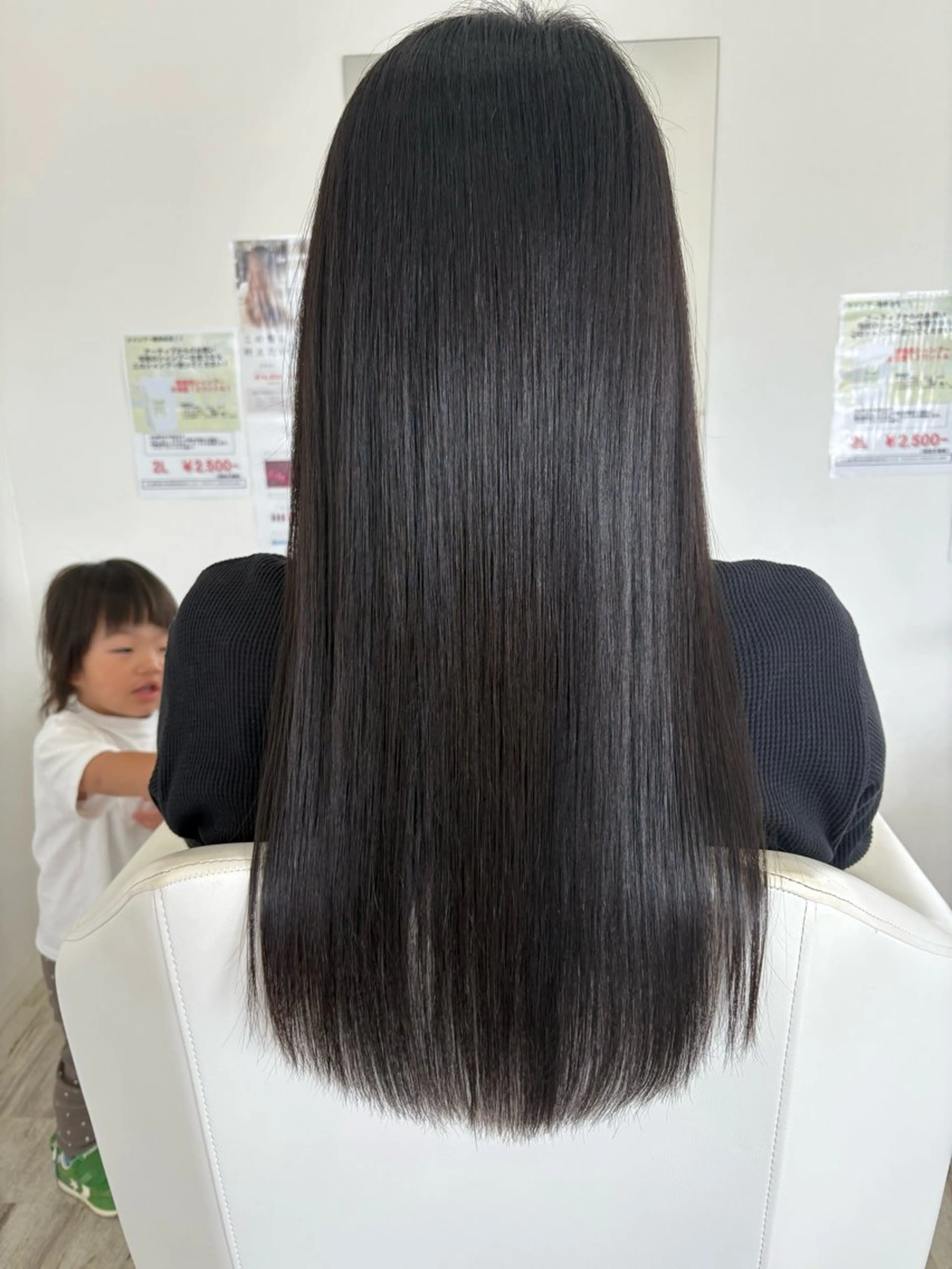ロング カット トリートメント SHO担当髪質改善 東加古川アーティブのヘアスタイル