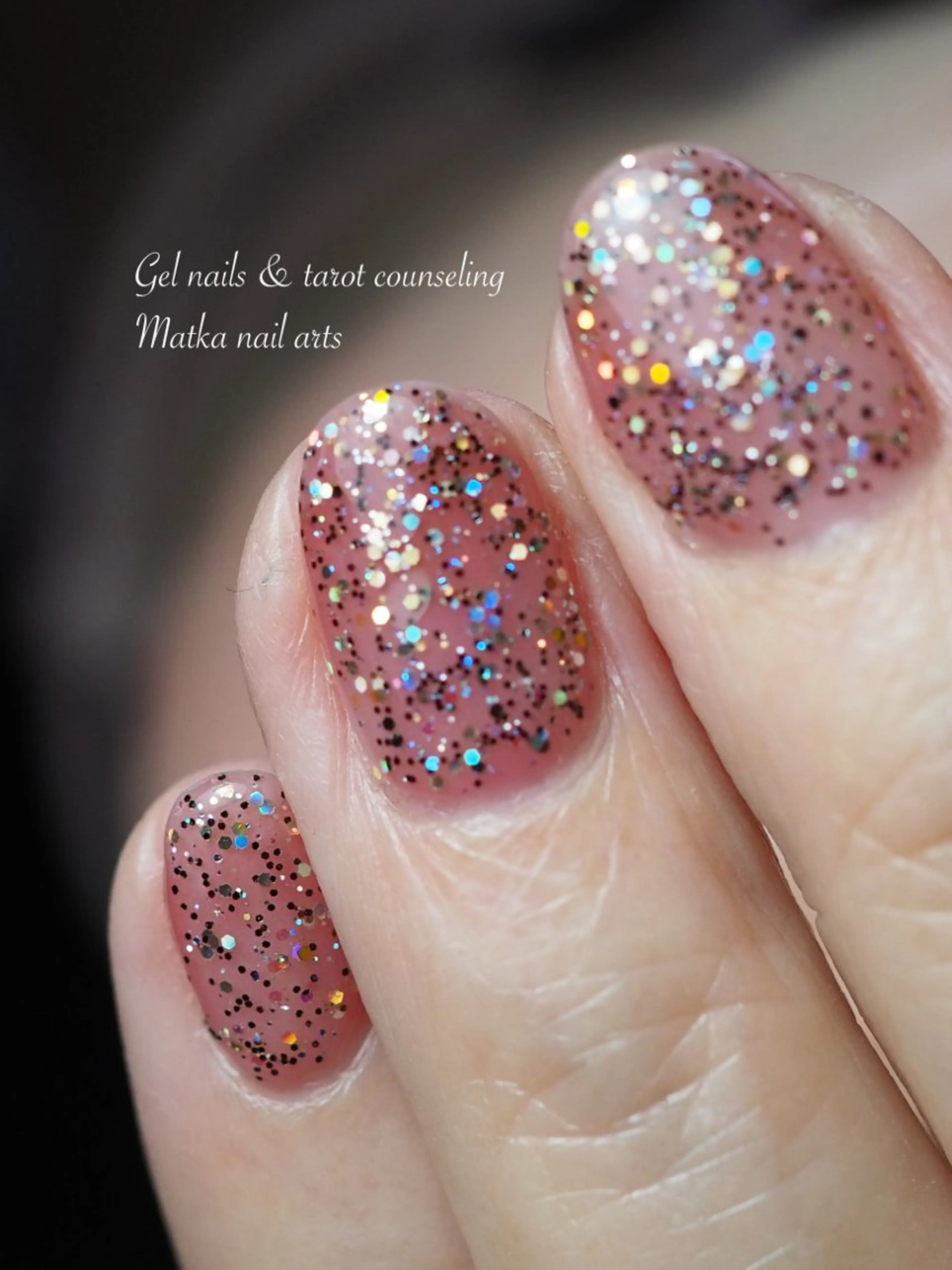 ネイル ラメ(グリッター) ネイルとタロット/ ユウのその他イメージ
