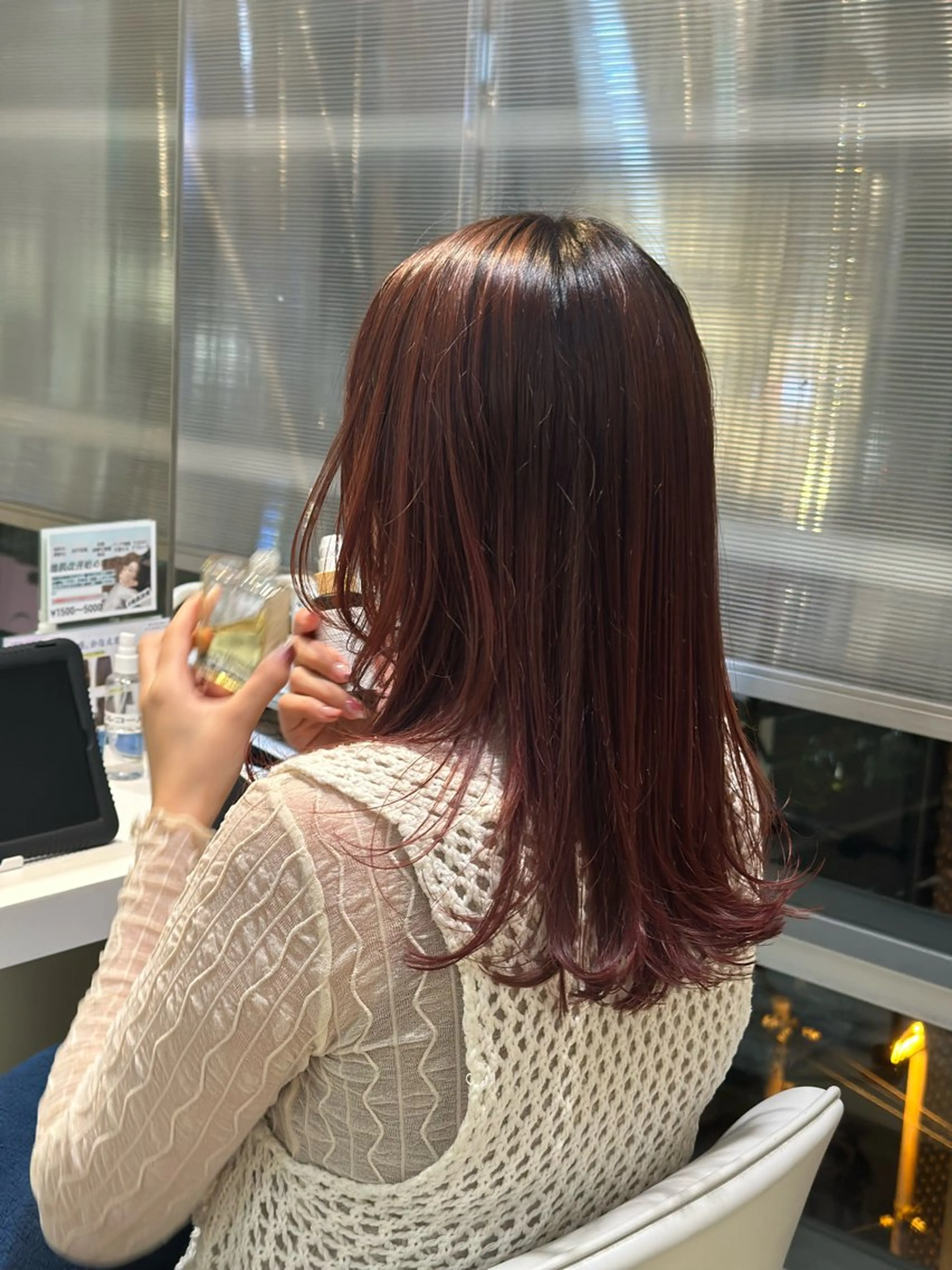 ロング 顔まわりレイヤー 顔周りカット レイヤーカット 田上 斗空 モデル募集✂️のヘアスタイル
