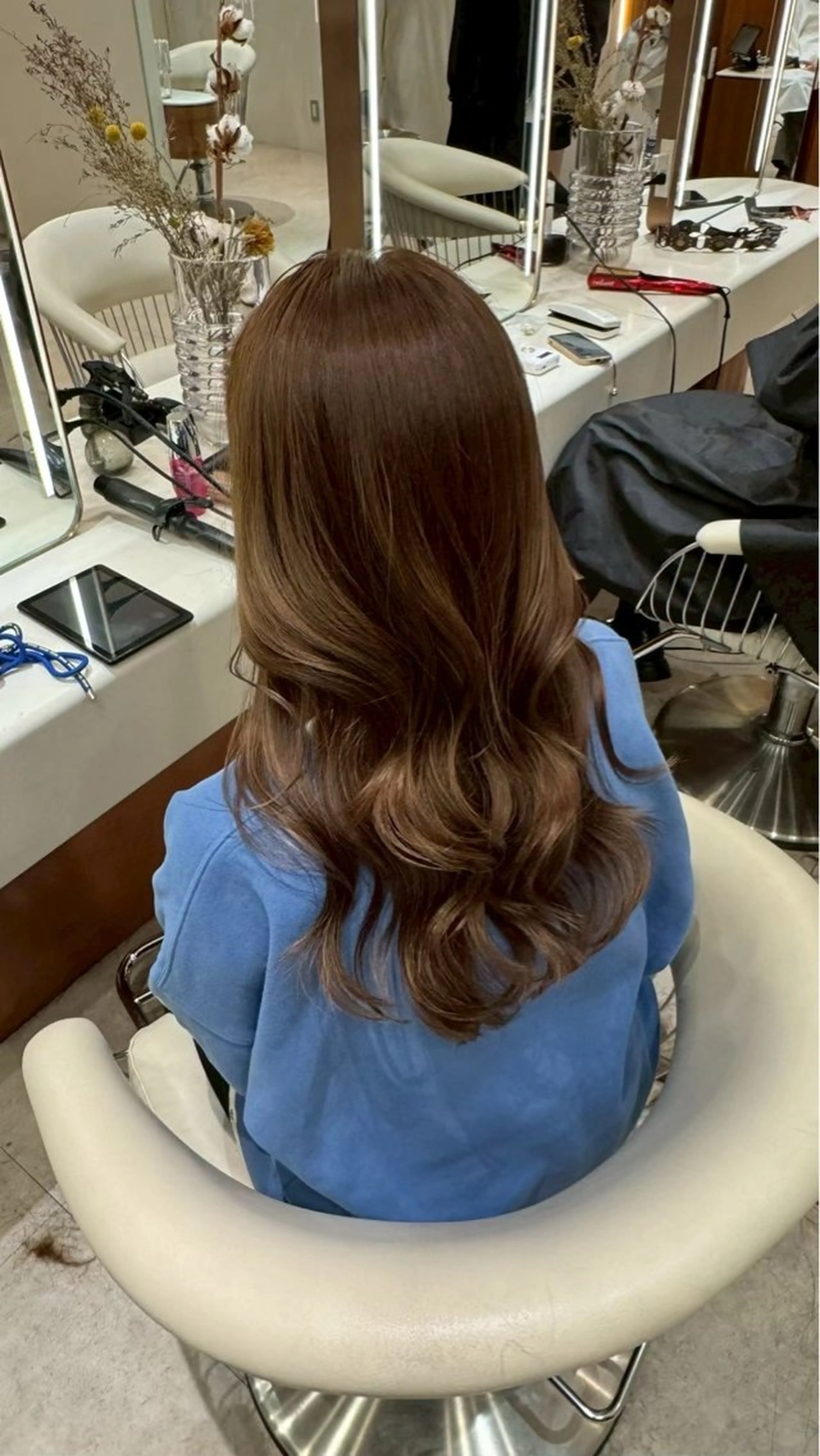 ロング カラー カット ヘアカラー トリートメント メンズカット/ レイヤーカットのヘアスタイル