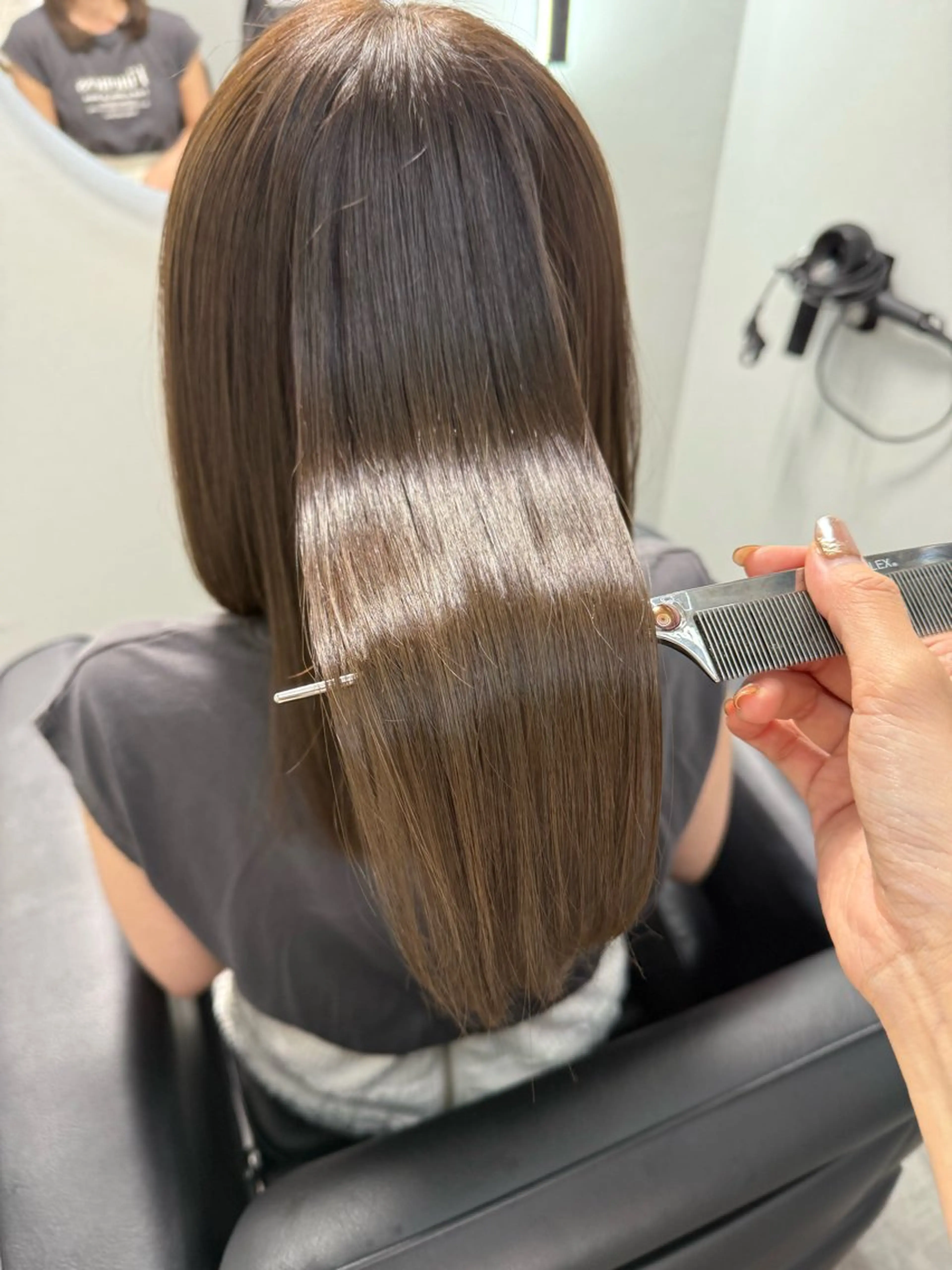 ロング カラー カット ヘアカラー 縮毛矯正 トリートメント 高橋 葵のヘアスタイル