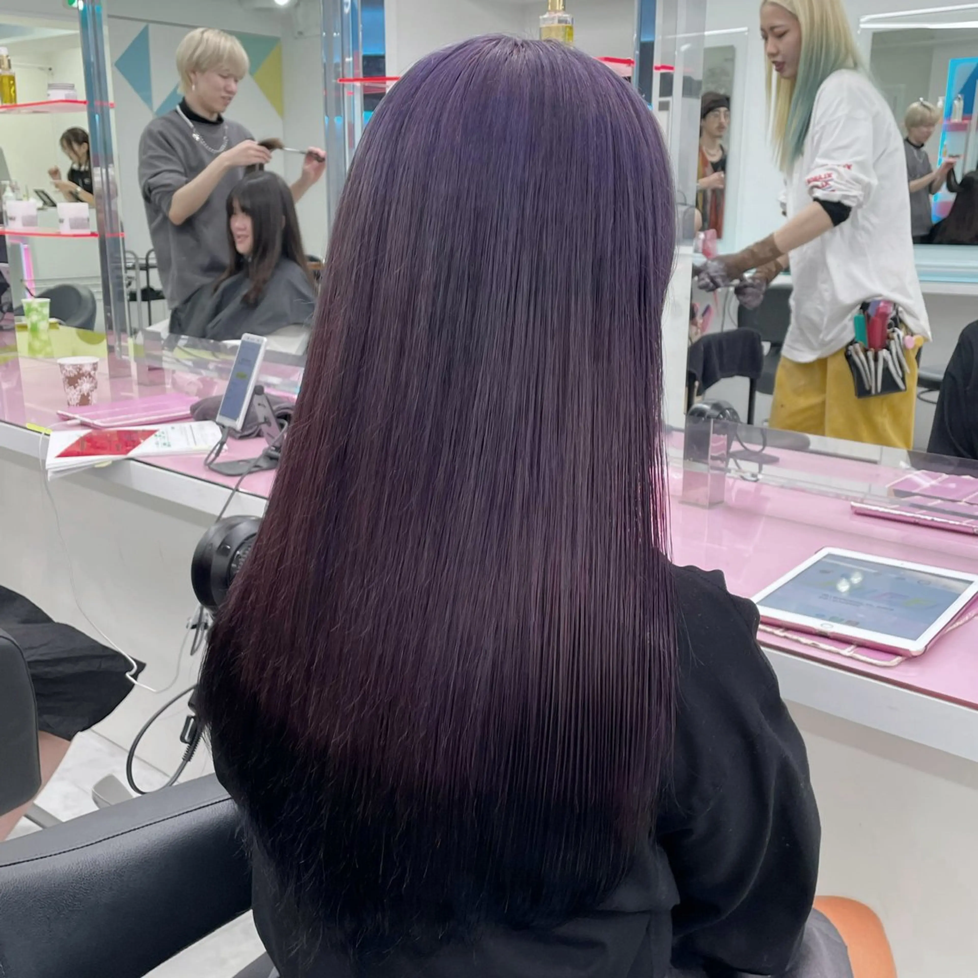 ロング カラー ヘアカラー 中韓レイヤー/ ブラウン🤎はやとのヘアスタイル