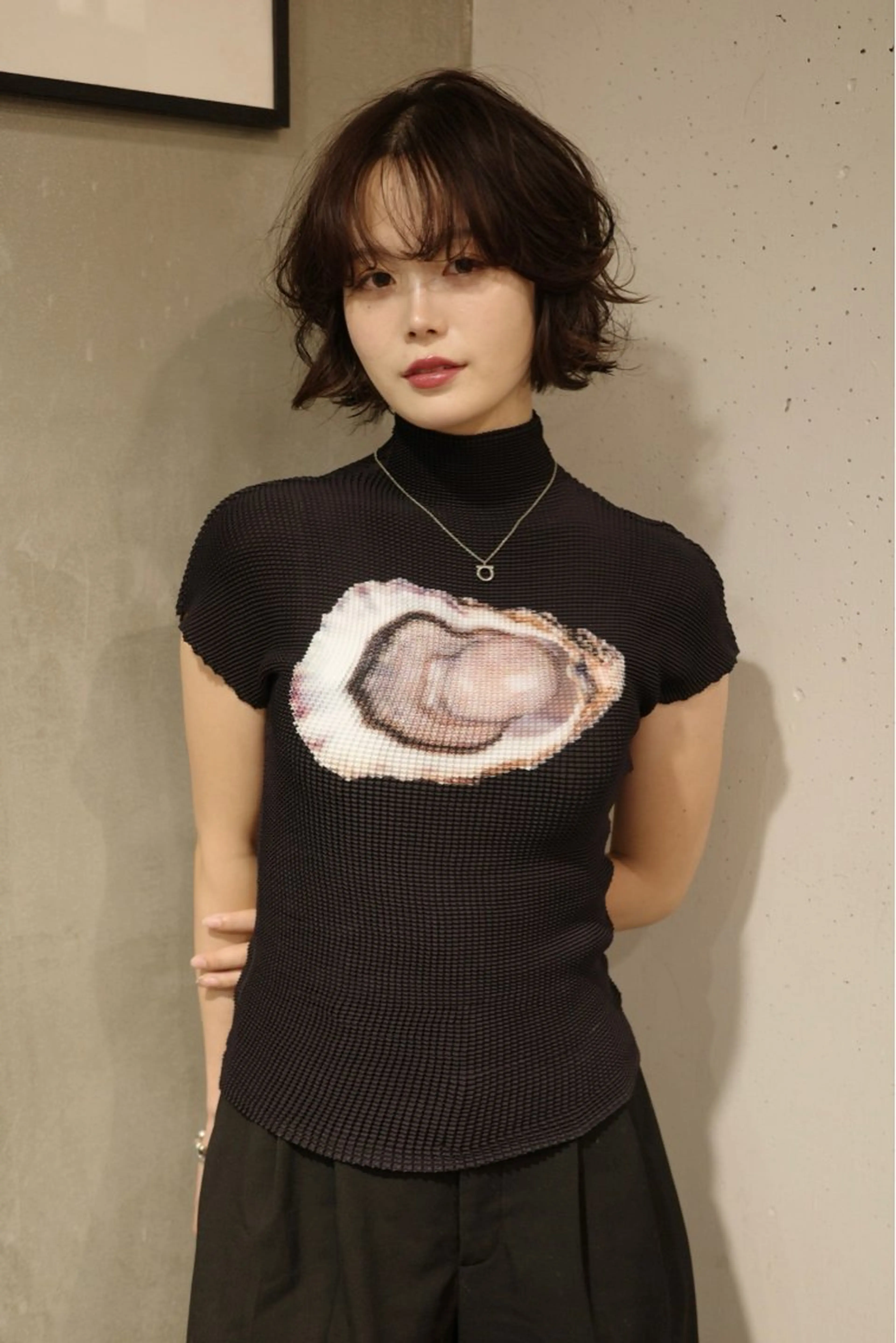 ショート パーマ ボブ カット パーマ NERO 松井 隆人のヘアスタイル