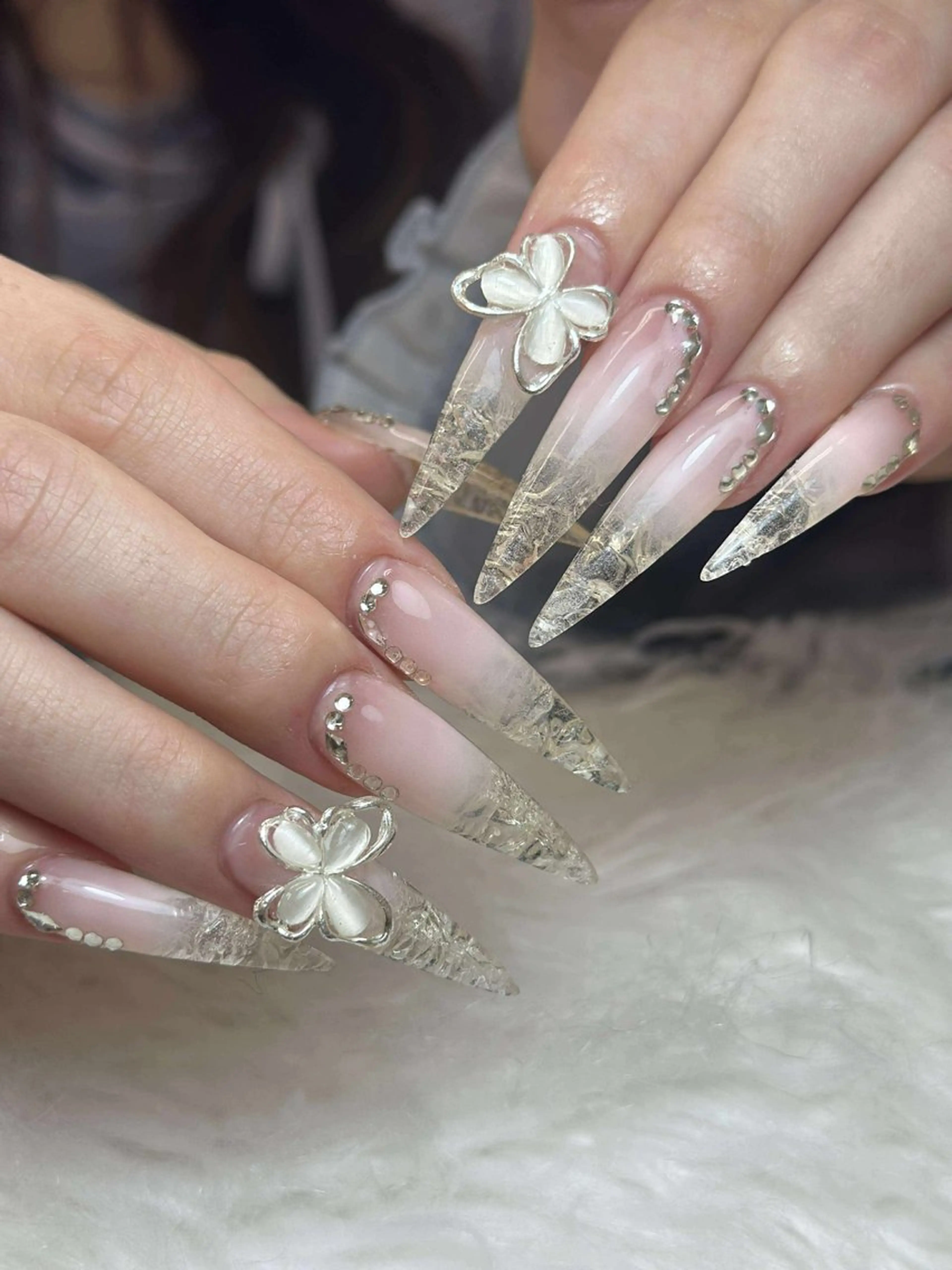 ネイル アートネイル 成人式 ジェルネイル ニュアンスネイル 夏ネイル ハンドネイル Jenn Nail Salonのネイルデザイン