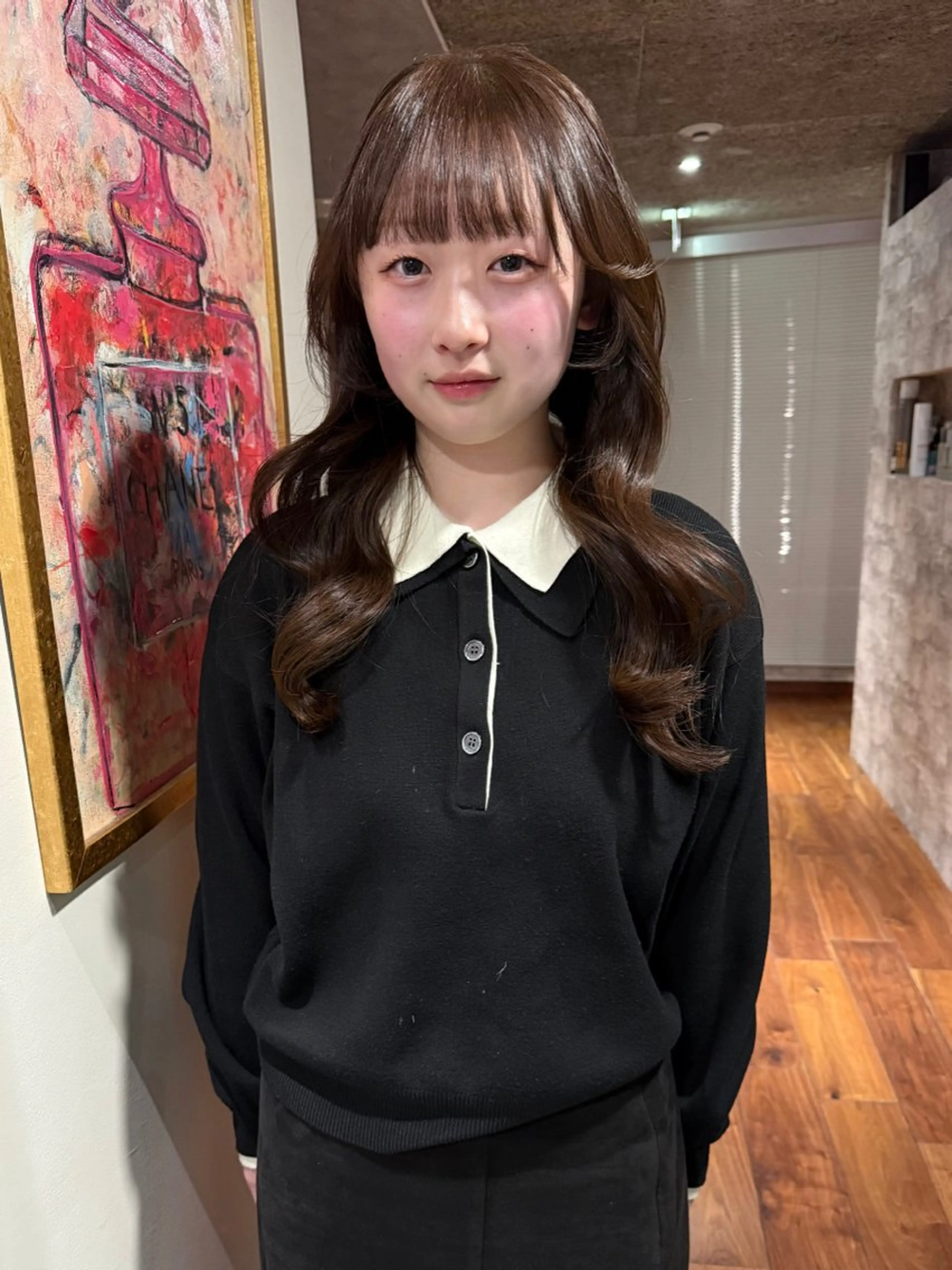 ロング カラー 似合わせカット カット ヘアカラー トリートメント mai / linoah˚✧のヘアスタイル