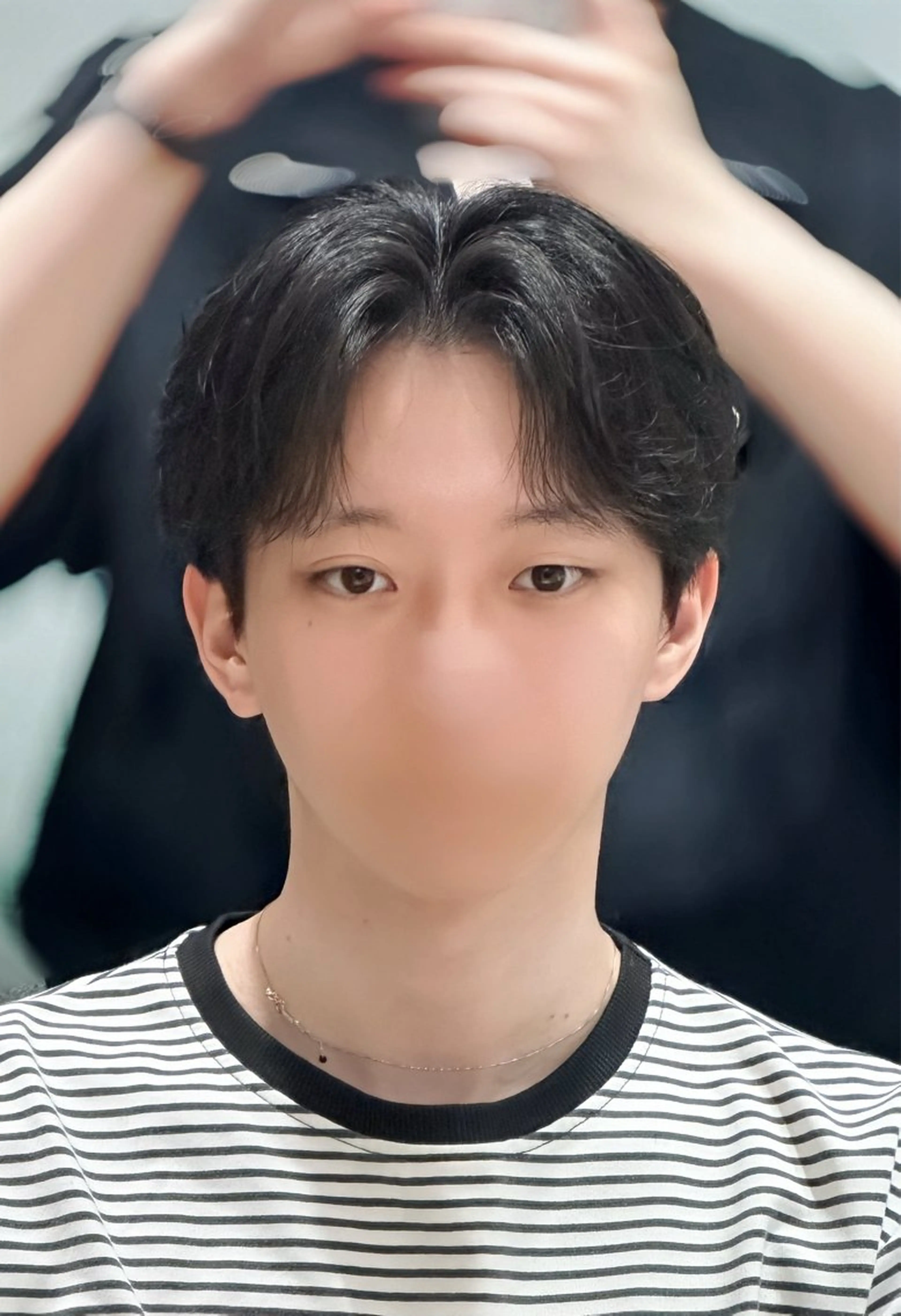 メンズ me by ,,梅田茶屋町所属・メンズ韓国ヘア/ 梅田/優月のヘアスタイル