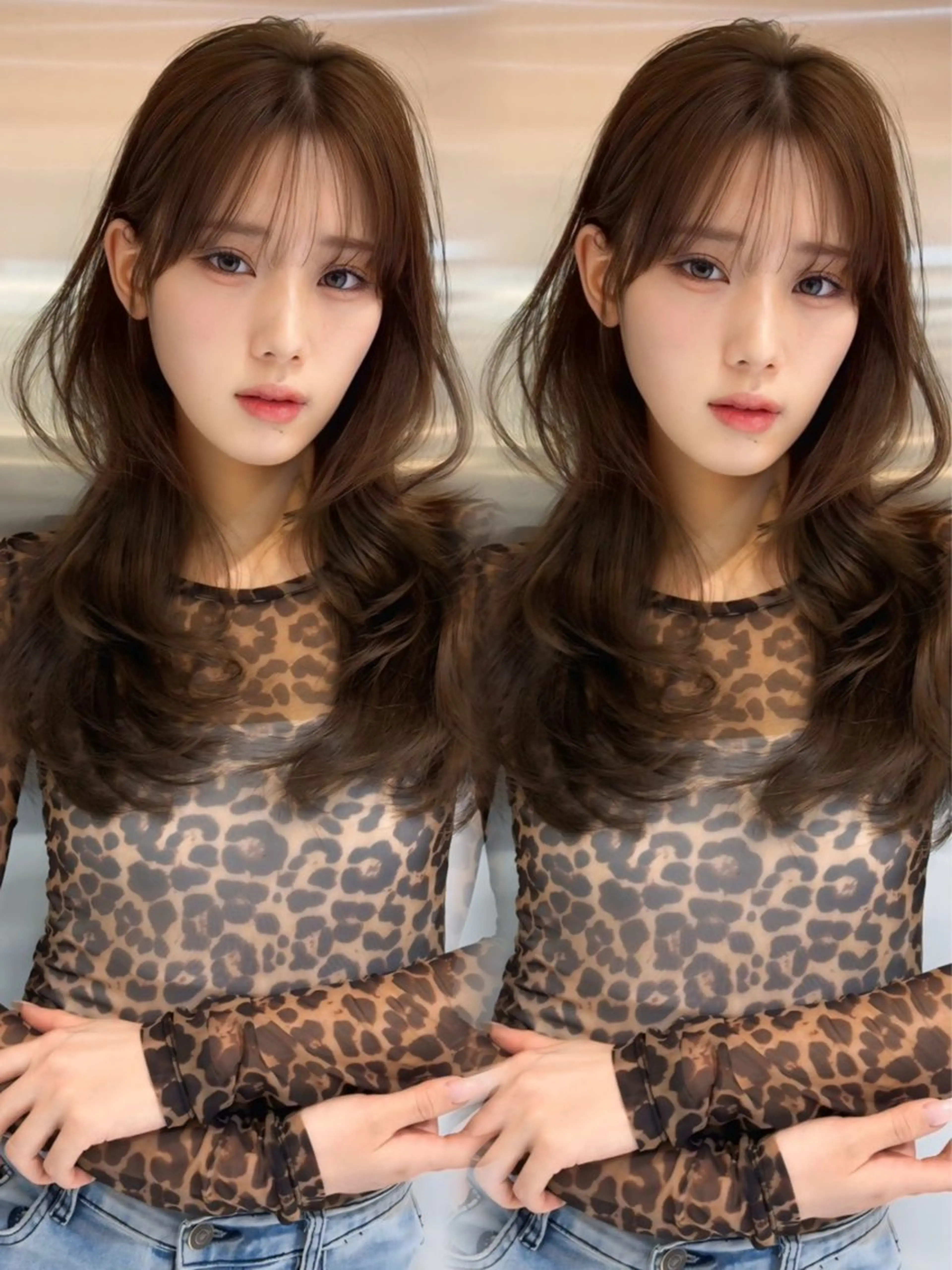 ロング カラー ブリーチ 透明感カラー ダブルカラー ブリーチなしカラー ハイレイヤー Sea Shinjuku所属・ハッシュカット/ 韓国レイヤーTERUのヘアスタイル