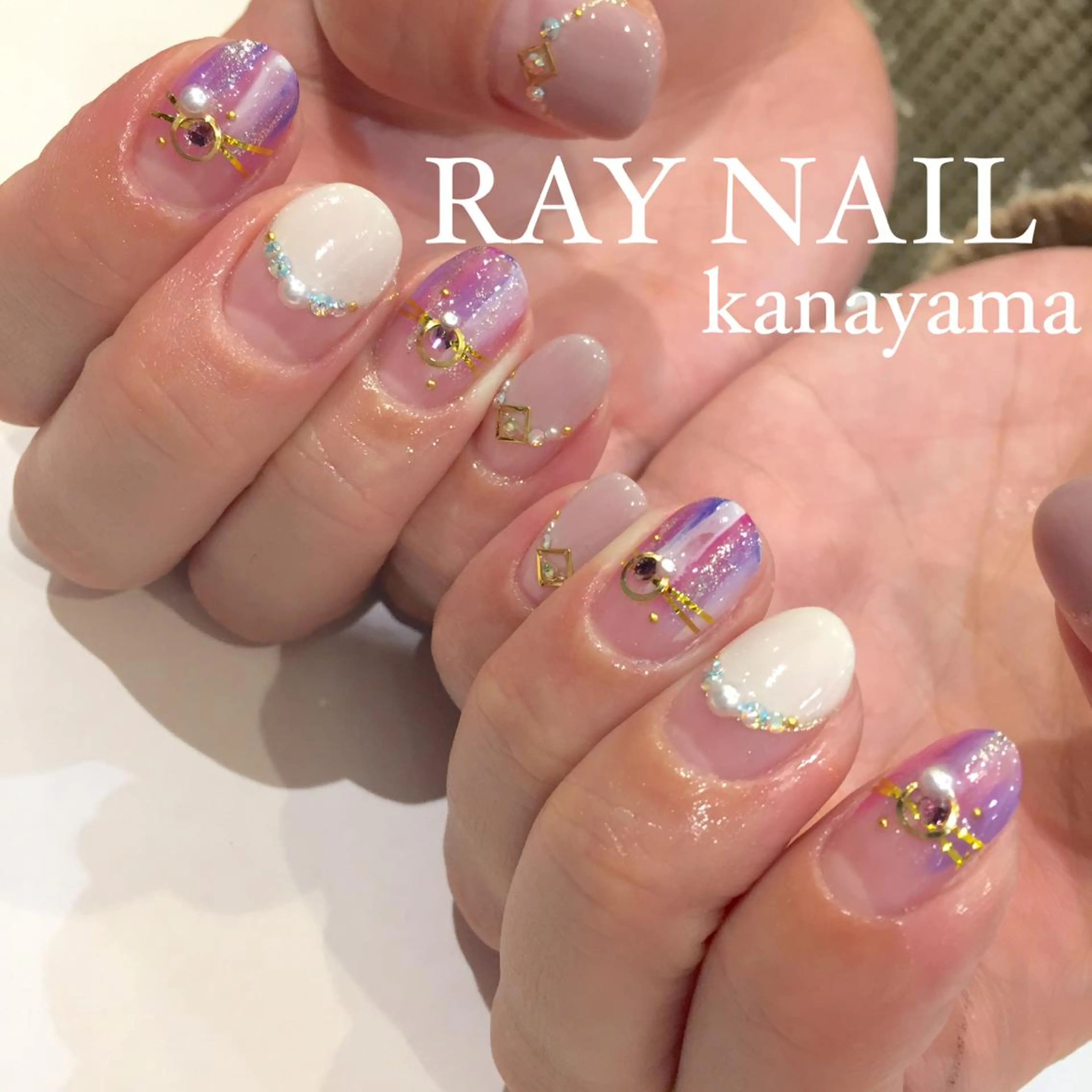 ネイル 春ネイル Arowa 伊田のネイルデザイン