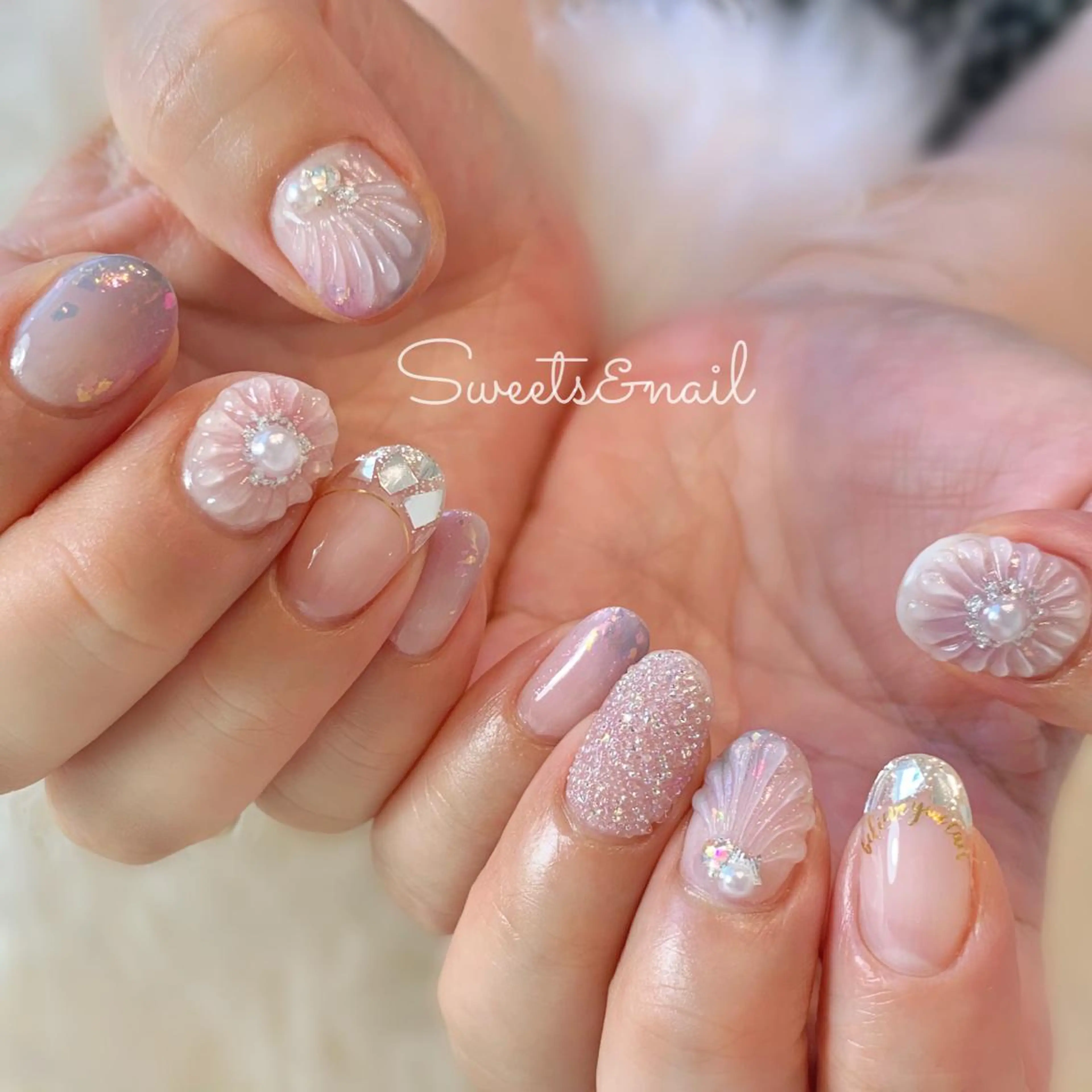 ネイル アートネイル フラワーネイル Sweets＆ nail みなこのネイルデザイン
