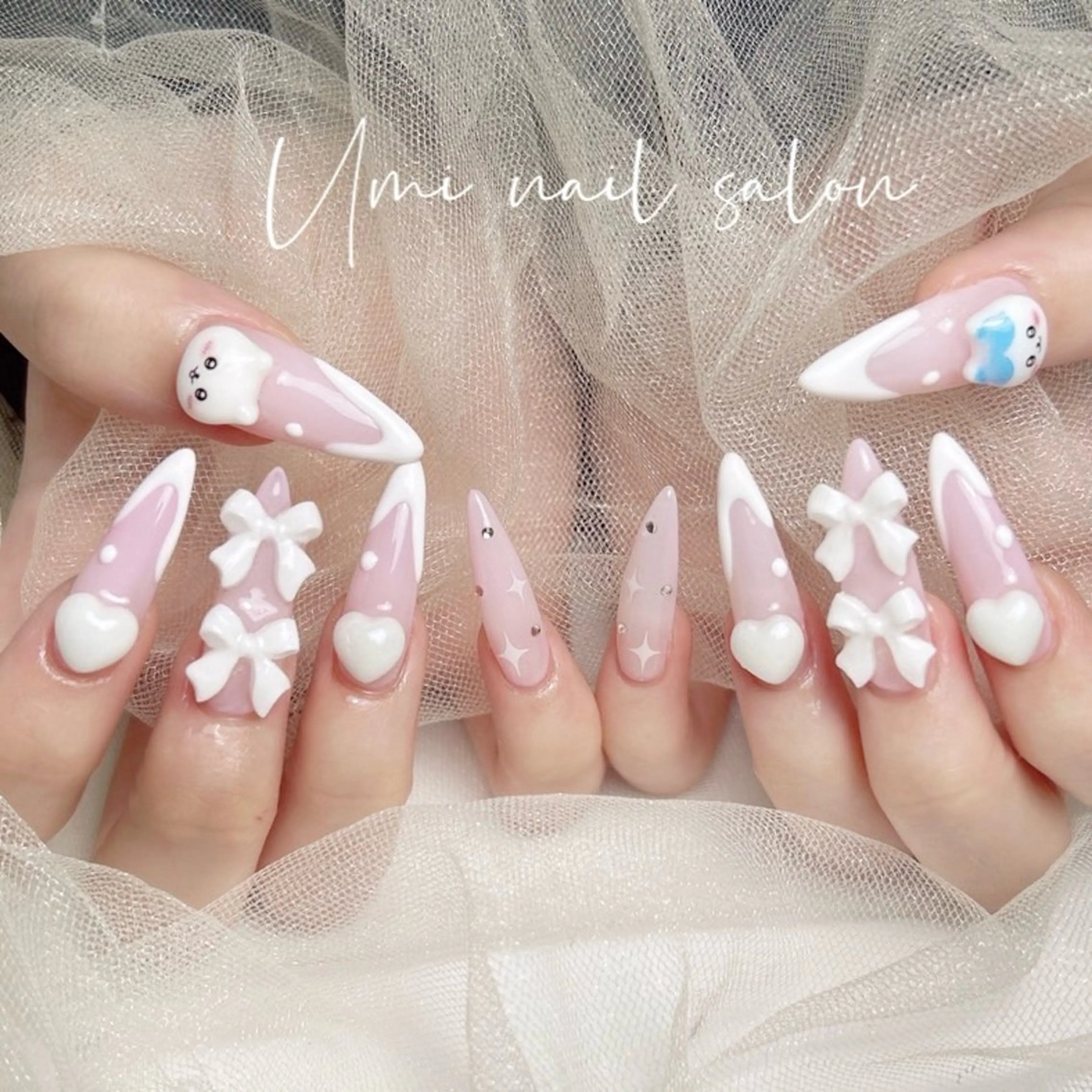 ネイル ハンドネイル ハンドケア Umi.yuri 🎀のネイルデザイン