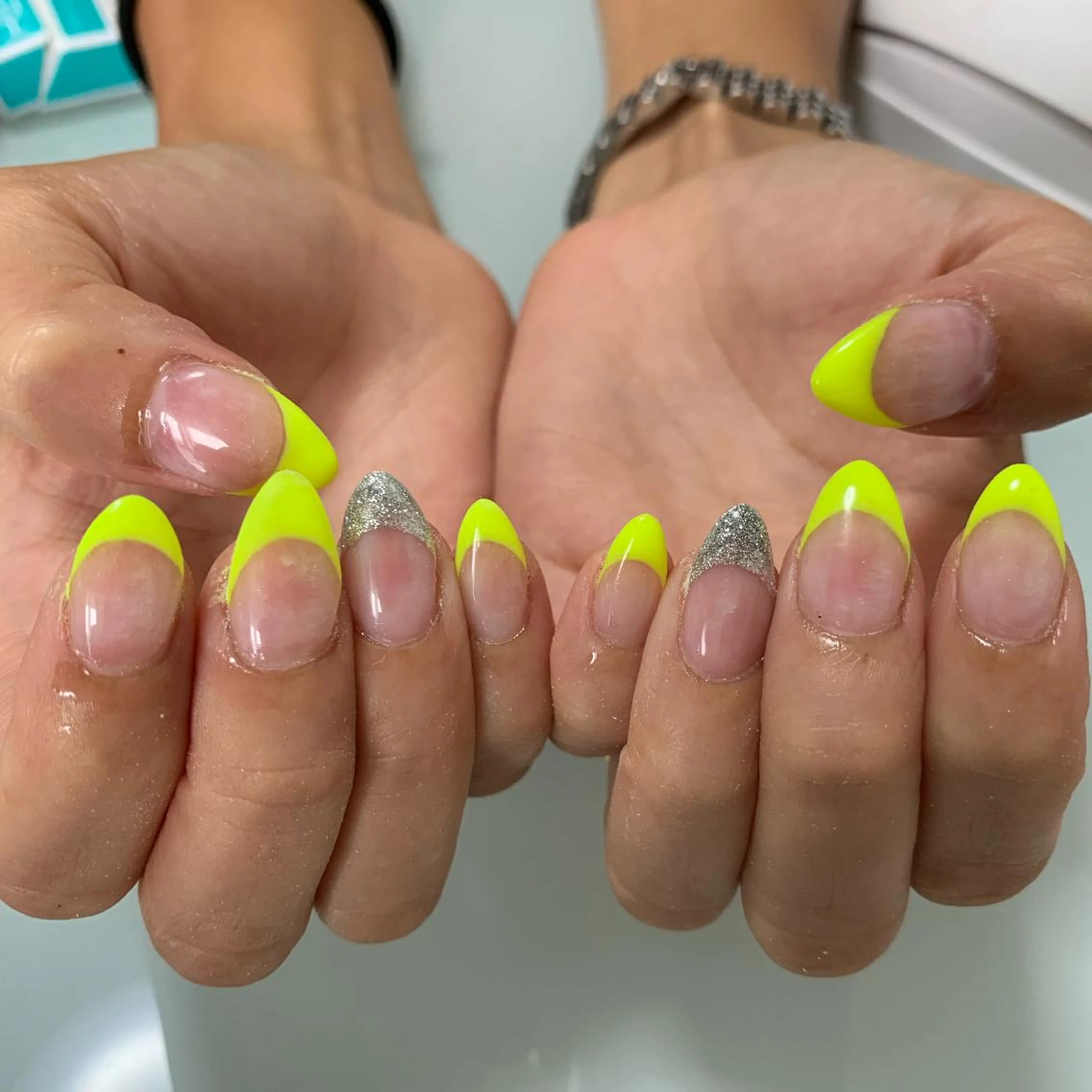 ネイル フレンチネイル ハンドネイル 🌙🫧CHARME (RUKA)🦋🫧のネイルデザイン