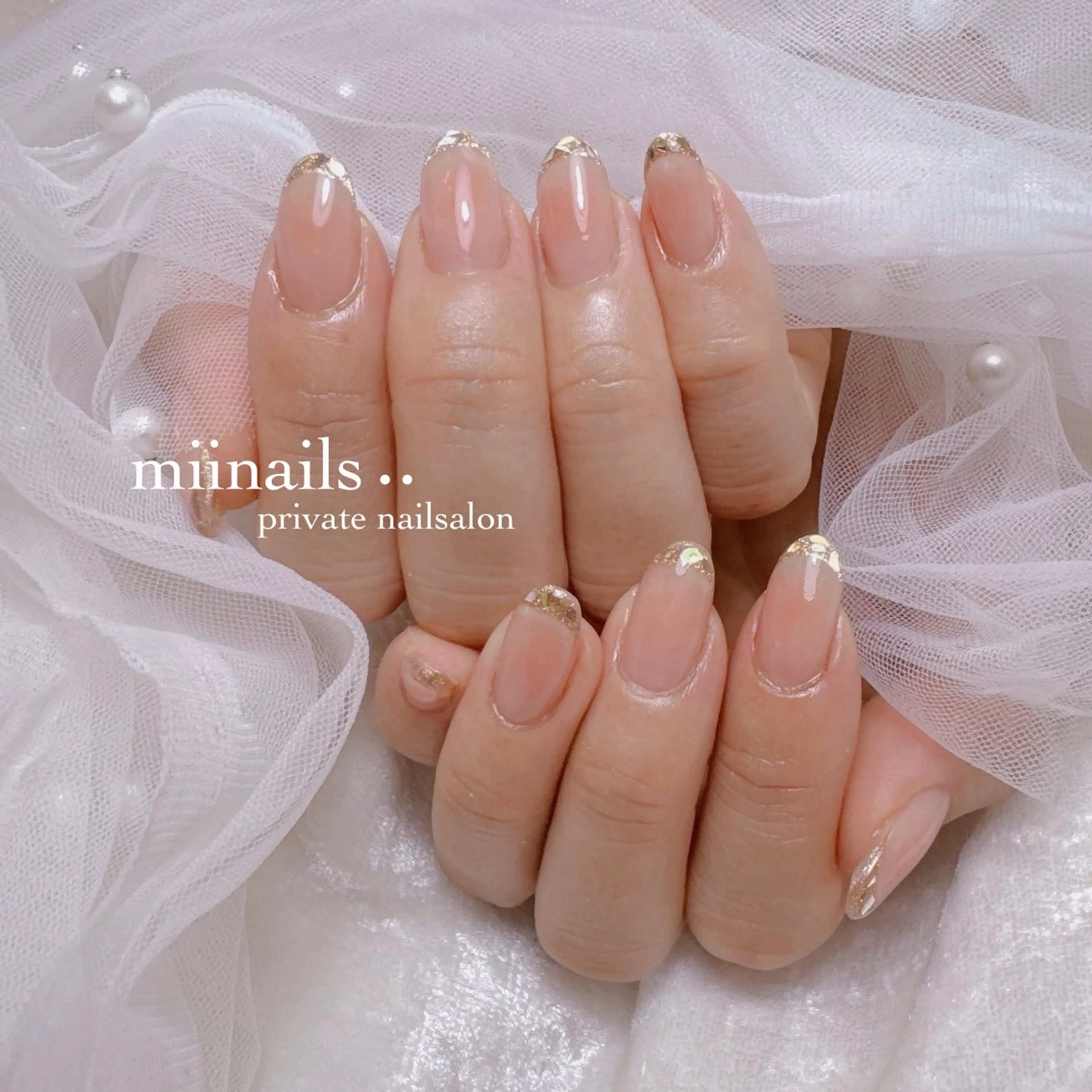 ネイル 韓国ネイル マグネットネイル ワンホンネイル ハンドネイル nailsalon miinailsのネイルデザイン