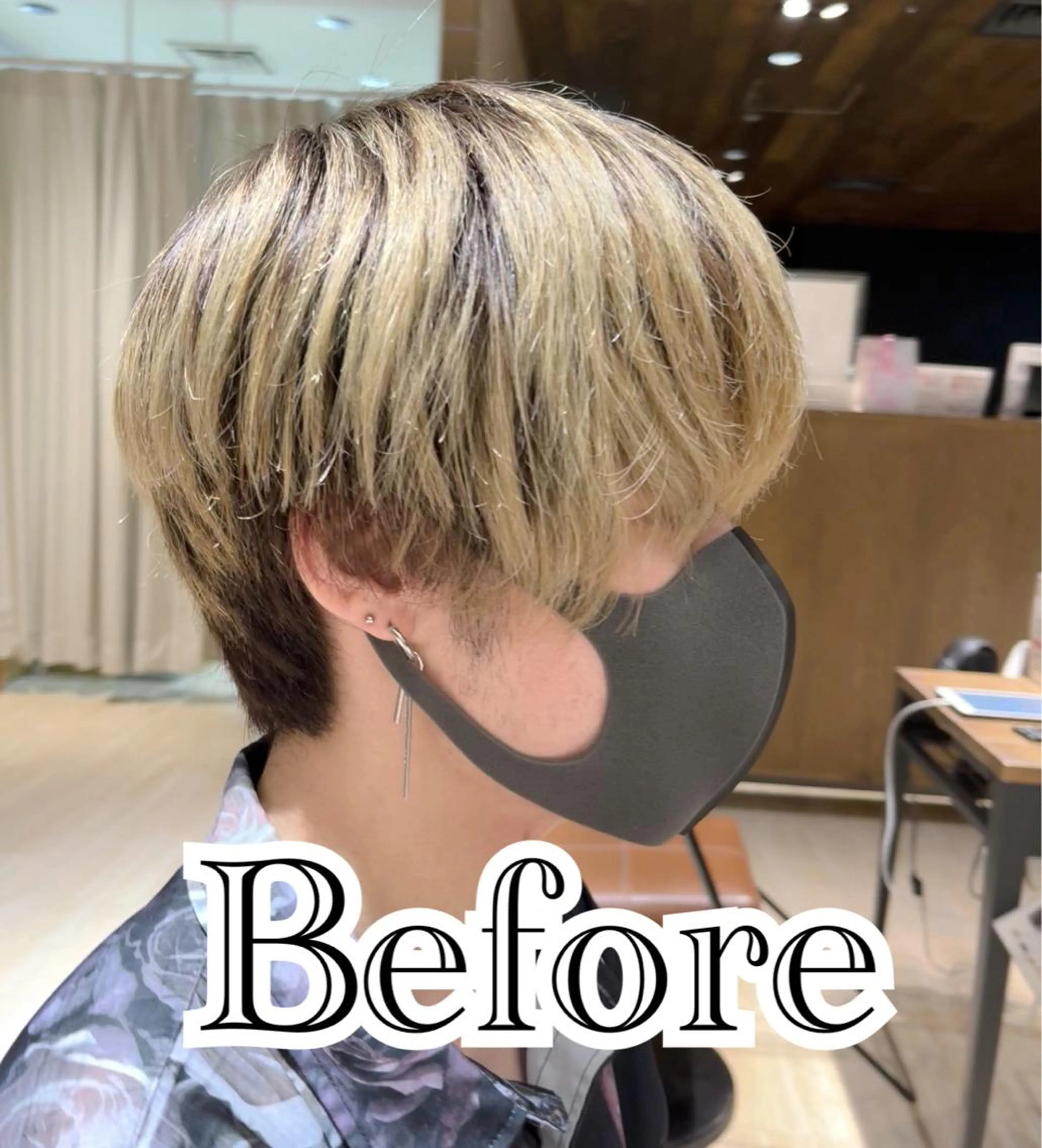 カラー メンズ 黒髪 赤羽今日子/レイヤー /盛れる顔まわりのヘアスタイル