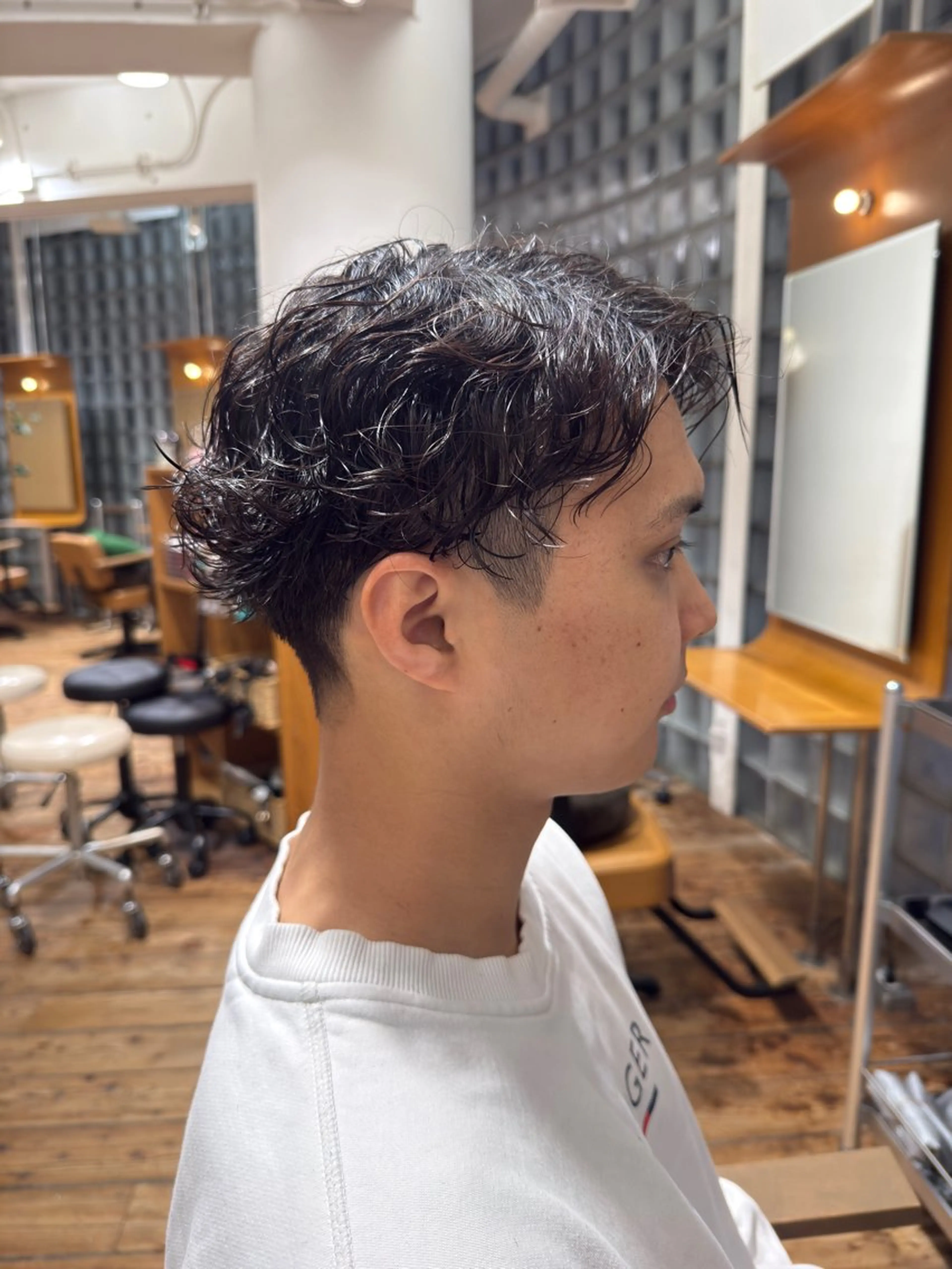 パーマ メンズ メンズパーマ カット パーマ CLAPS金沢文庫店所属・えいじ｜ メンズ特化✂️のヘアスタイル
