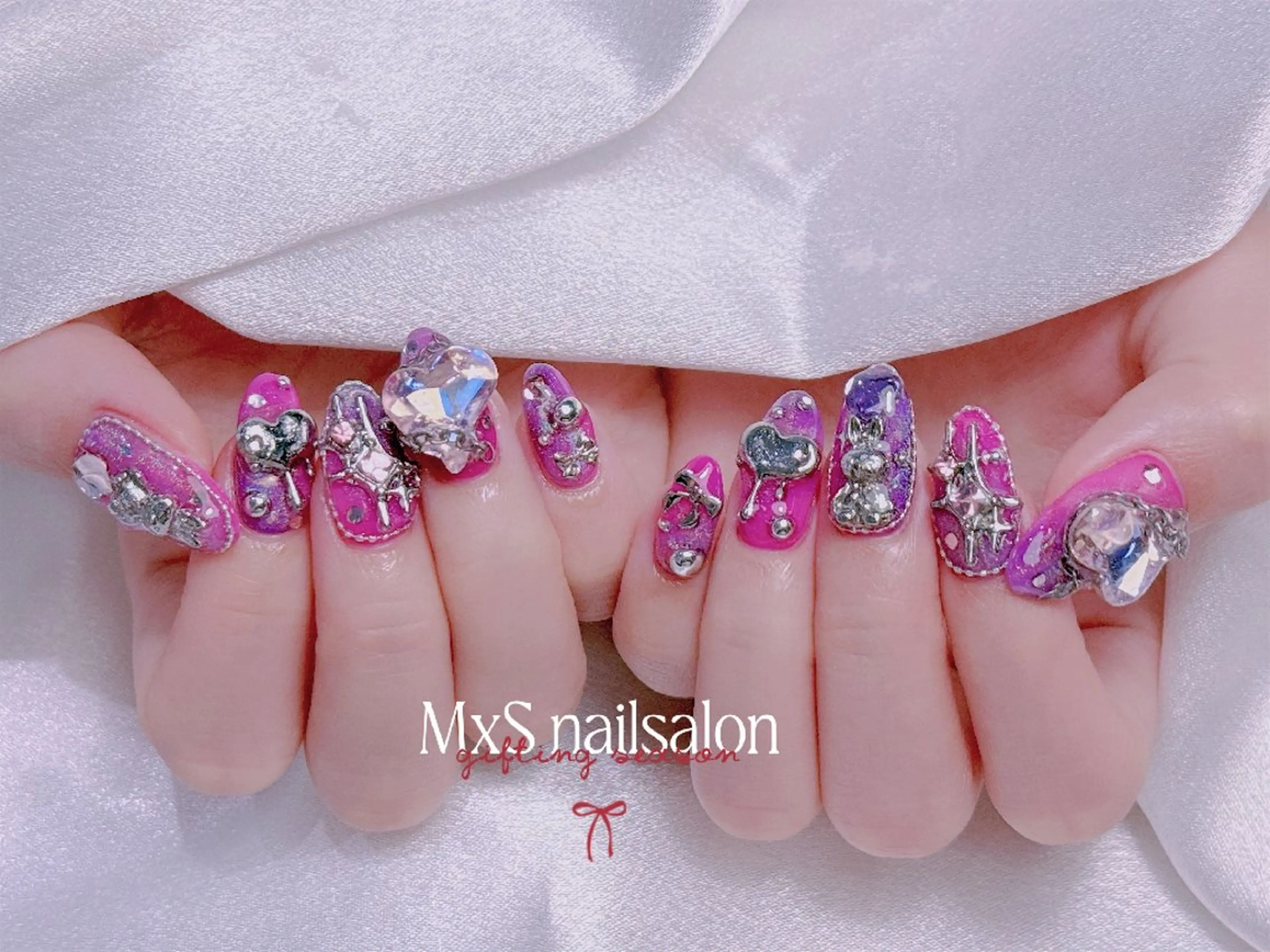 ネイル ハンドネイル MxS Nail 【長さだし/フィルイン/マグネット/ワンホンネイル/韓国ネイル/パラジェル】所属・M×S Nail みなのネイルデザイン