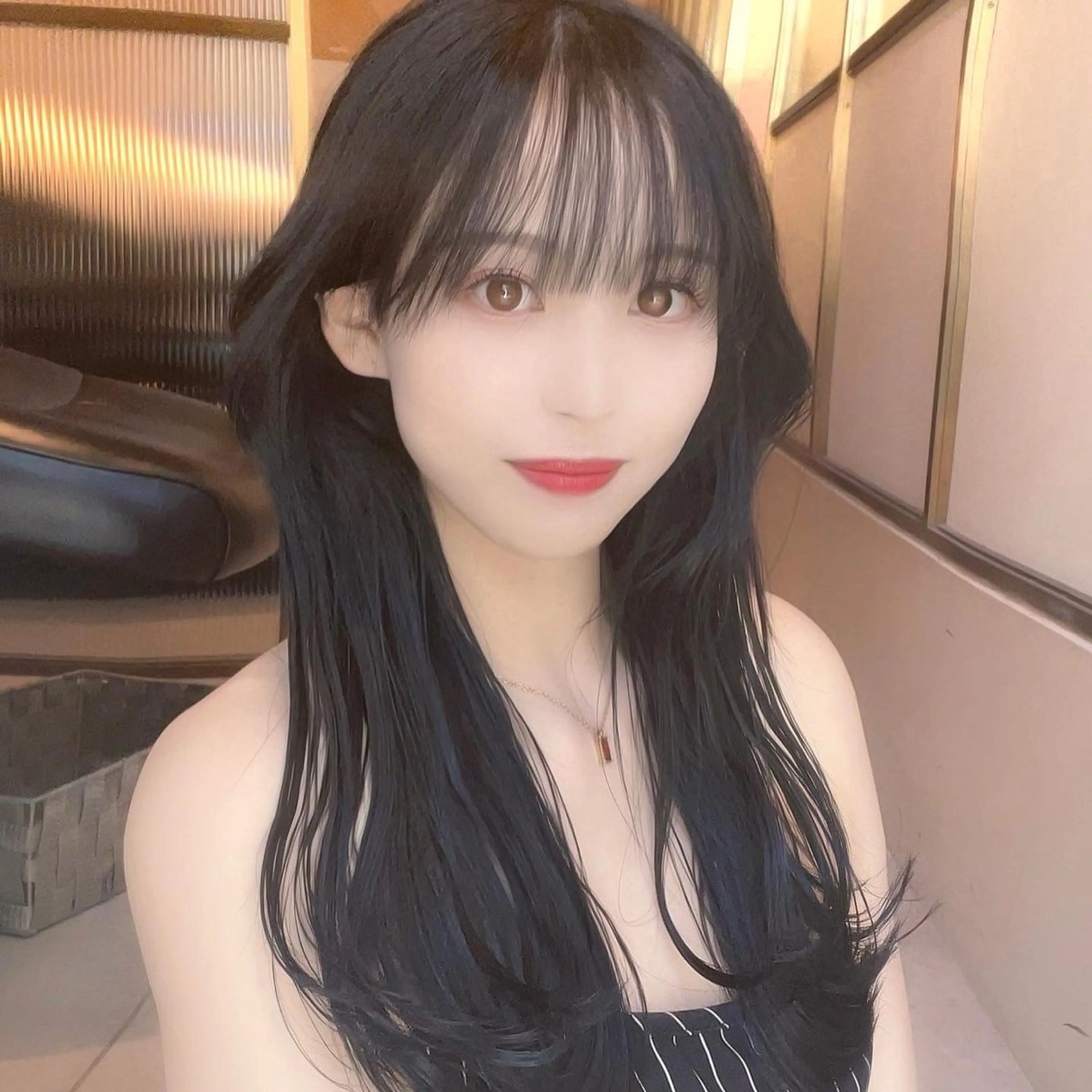 ロング カラー カット ヘアカラー トリートメント トイロ武蔵小杉所属・ナチュラル韓国ヘア 🇰🇷塚田凌太のヘアスタイル