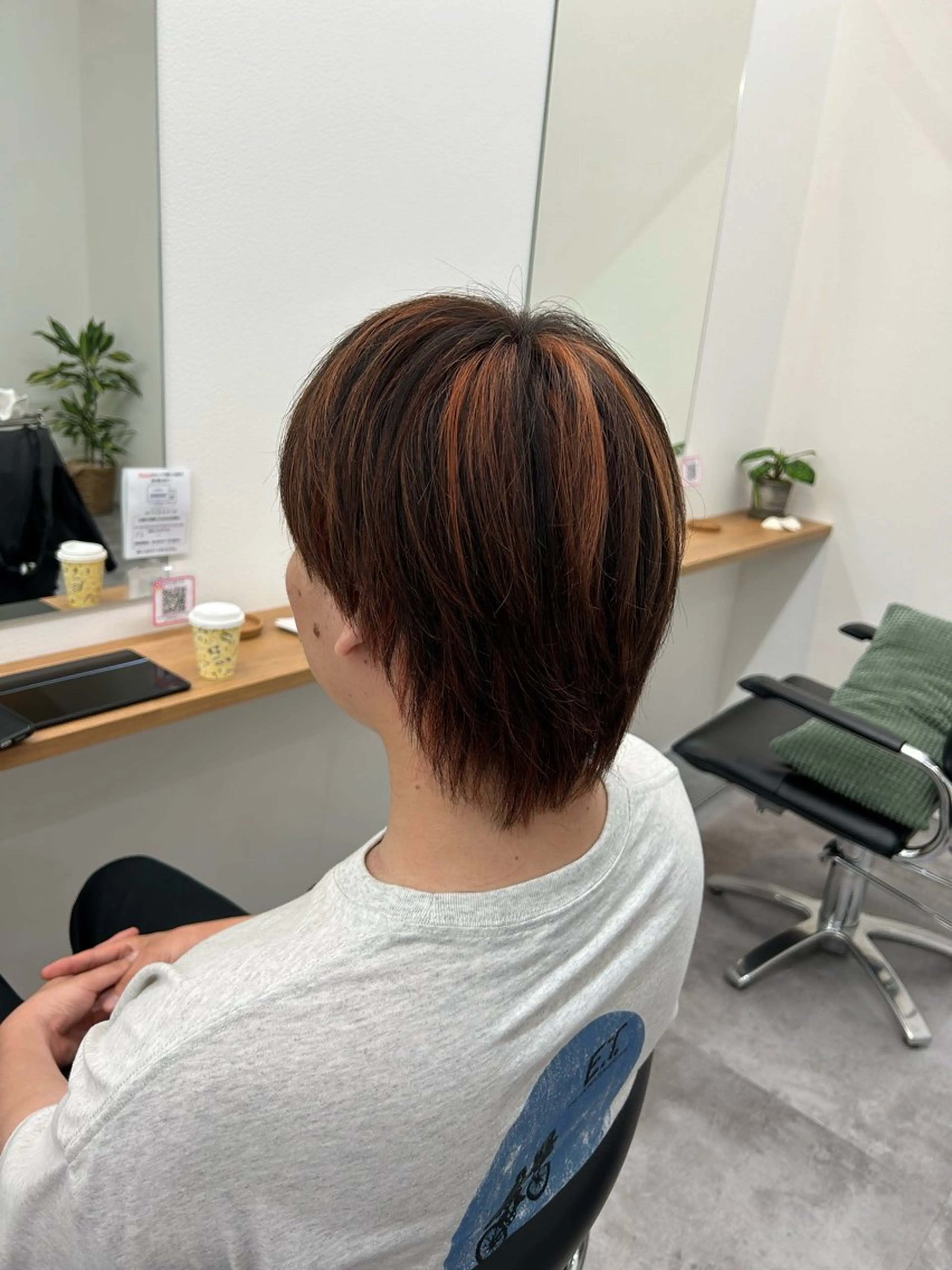 カラー メンズ メンズハイライト ハイライトカラー 齋藤 真帆のヘアスタイル