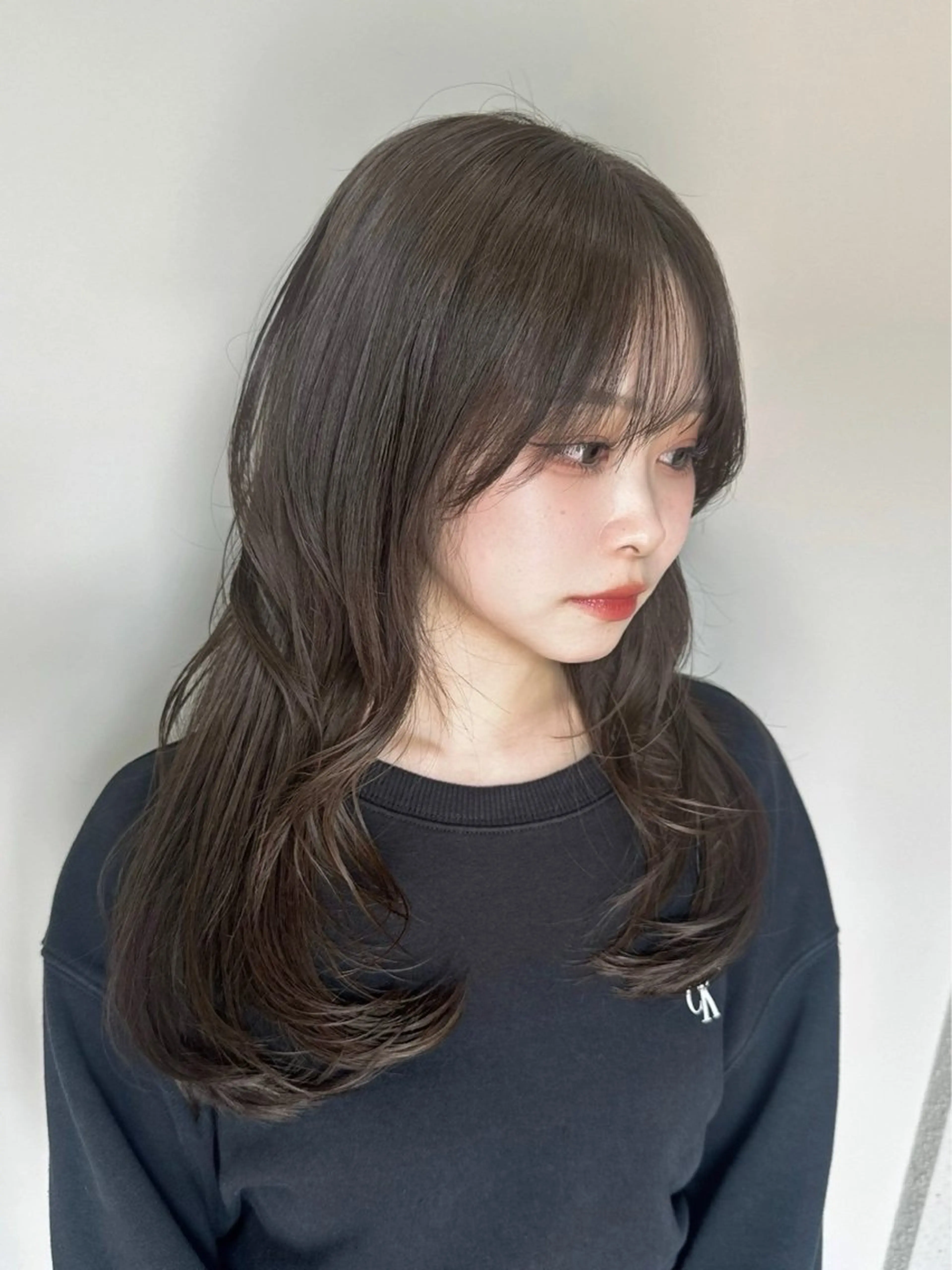 セミロング 透明感ダブルカラー/ 諸岡ひばりのヘアスタイル