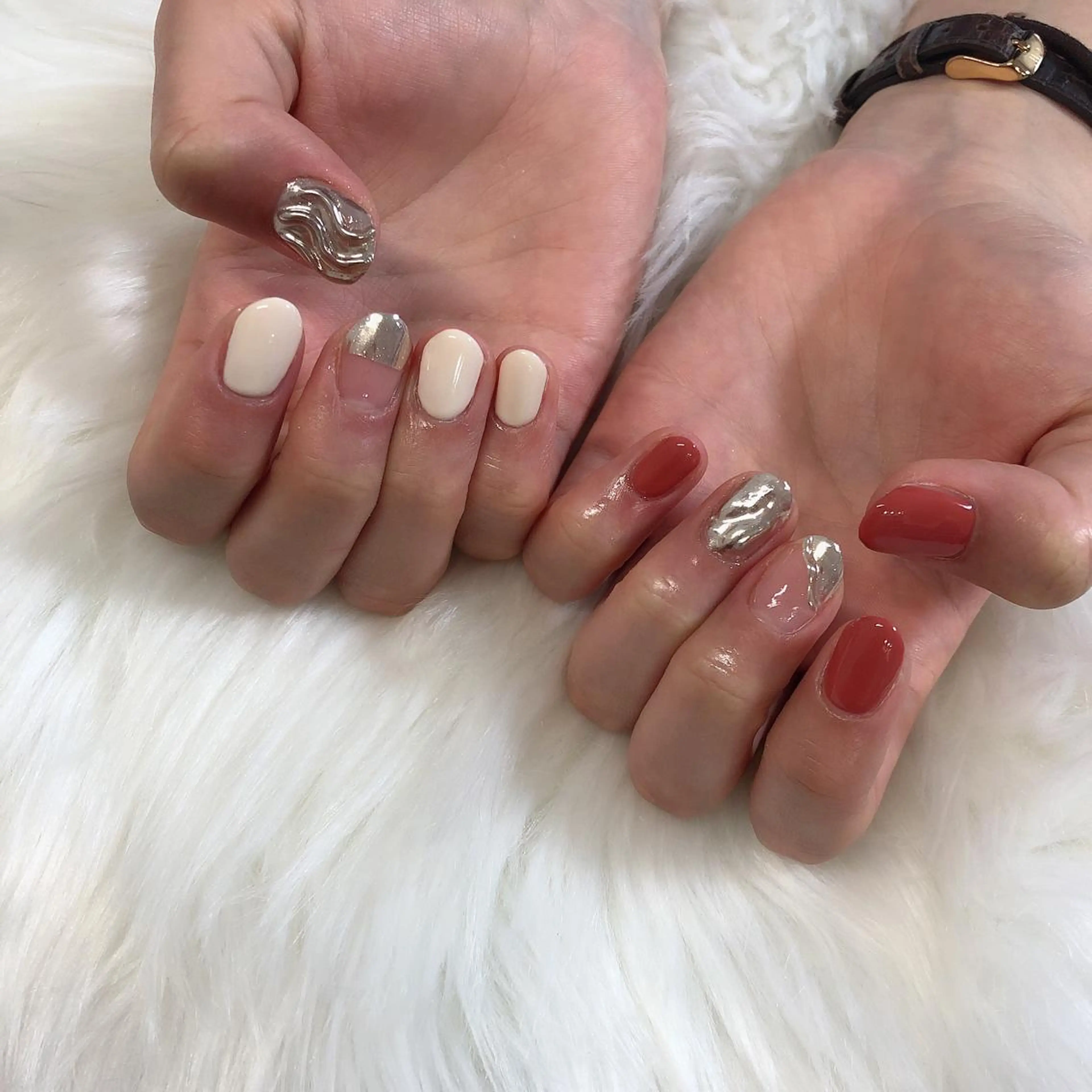 ネイル ハンドネイル 西岡 杏のネイルデザイン