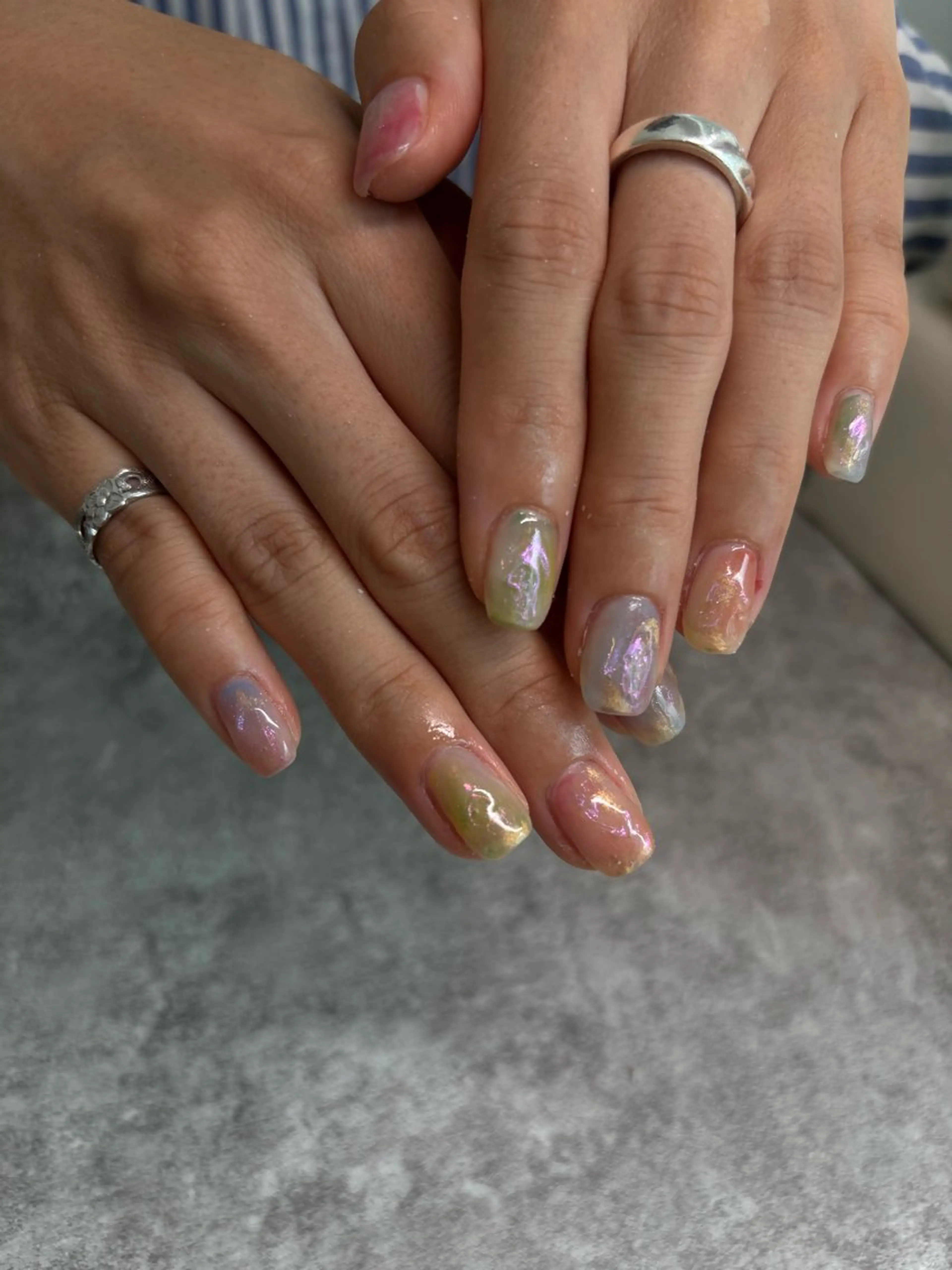 ネイル ハンドネイル 【新宿三丁目】 もえNoël🎨🤍のネイルデザイン