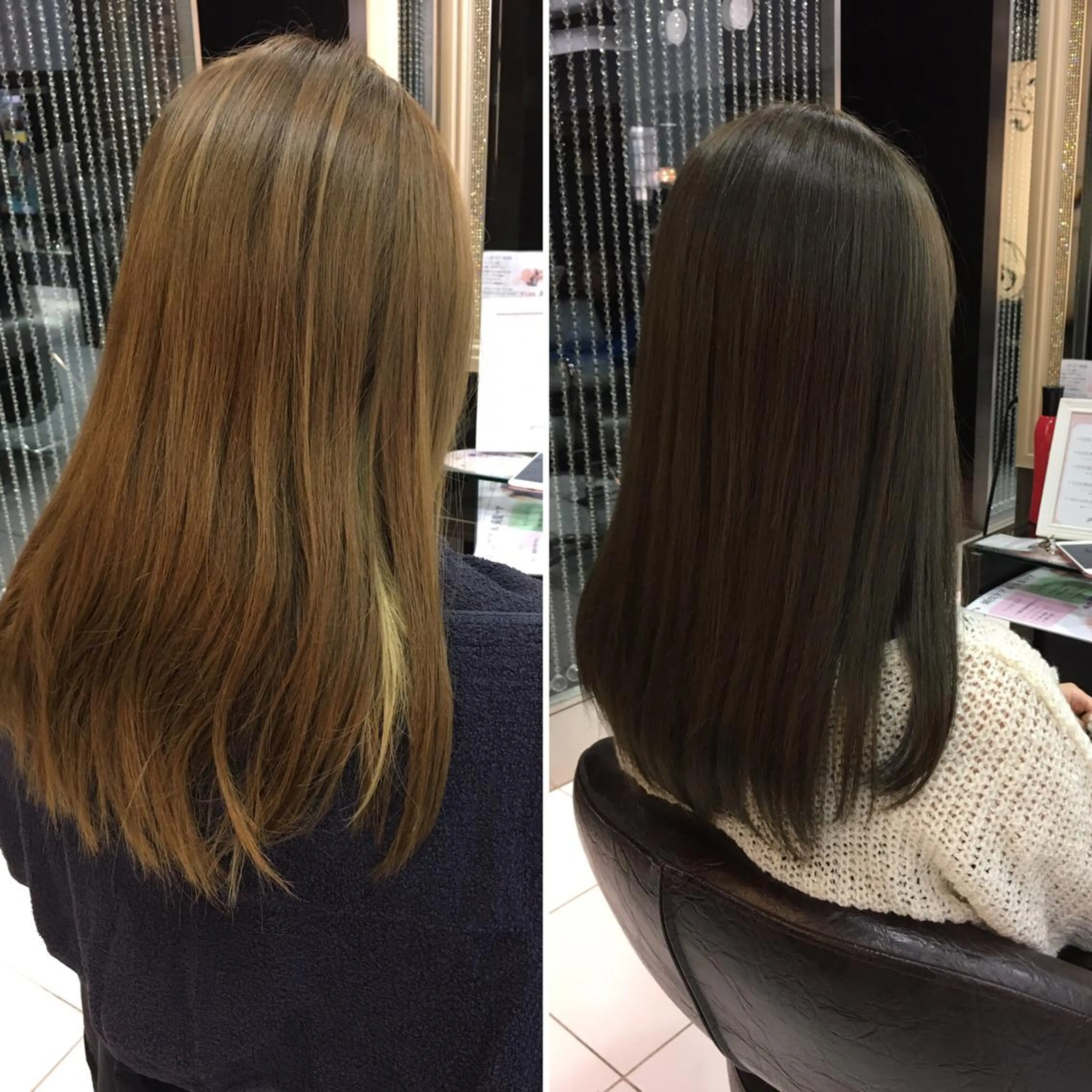 カラー ダークグレー ダークグレージュ グレージュ トップスタイリスト 小澤純一のヘアスタイル