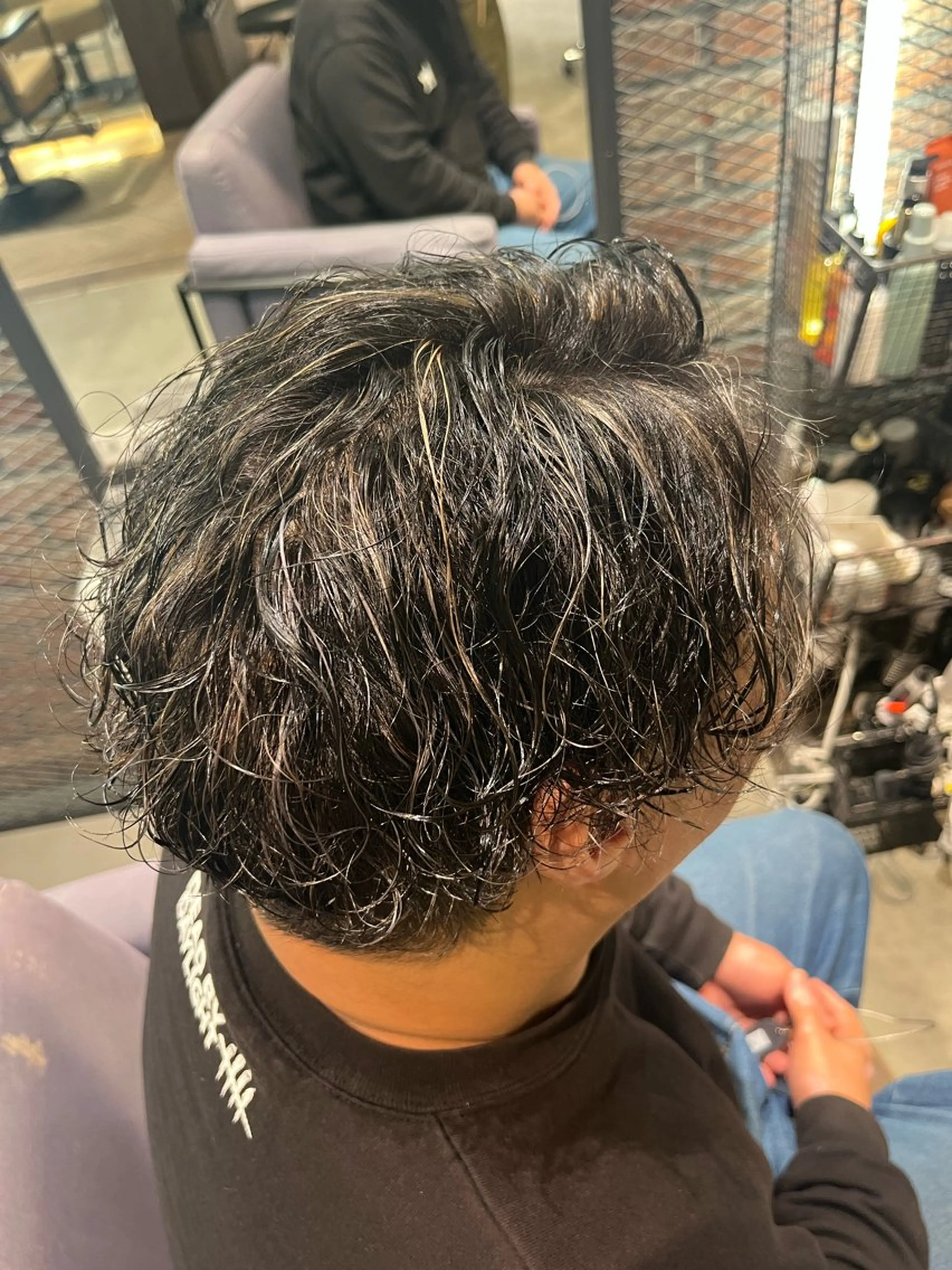 メンズ メンズハイライト 志賀 楓のヘアスタイル