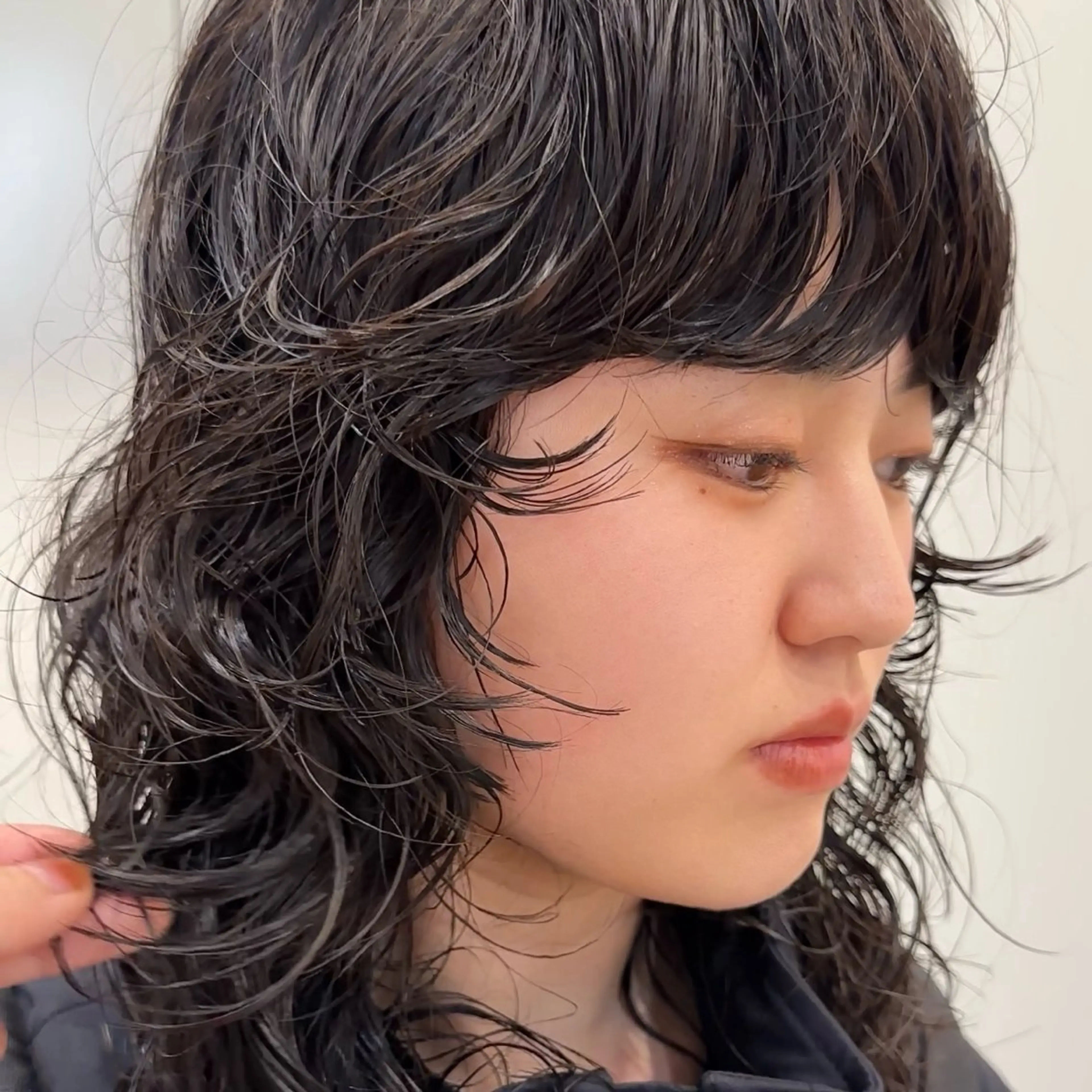 セミロング パーマ 🌀perm 🌀のヘアスタイル