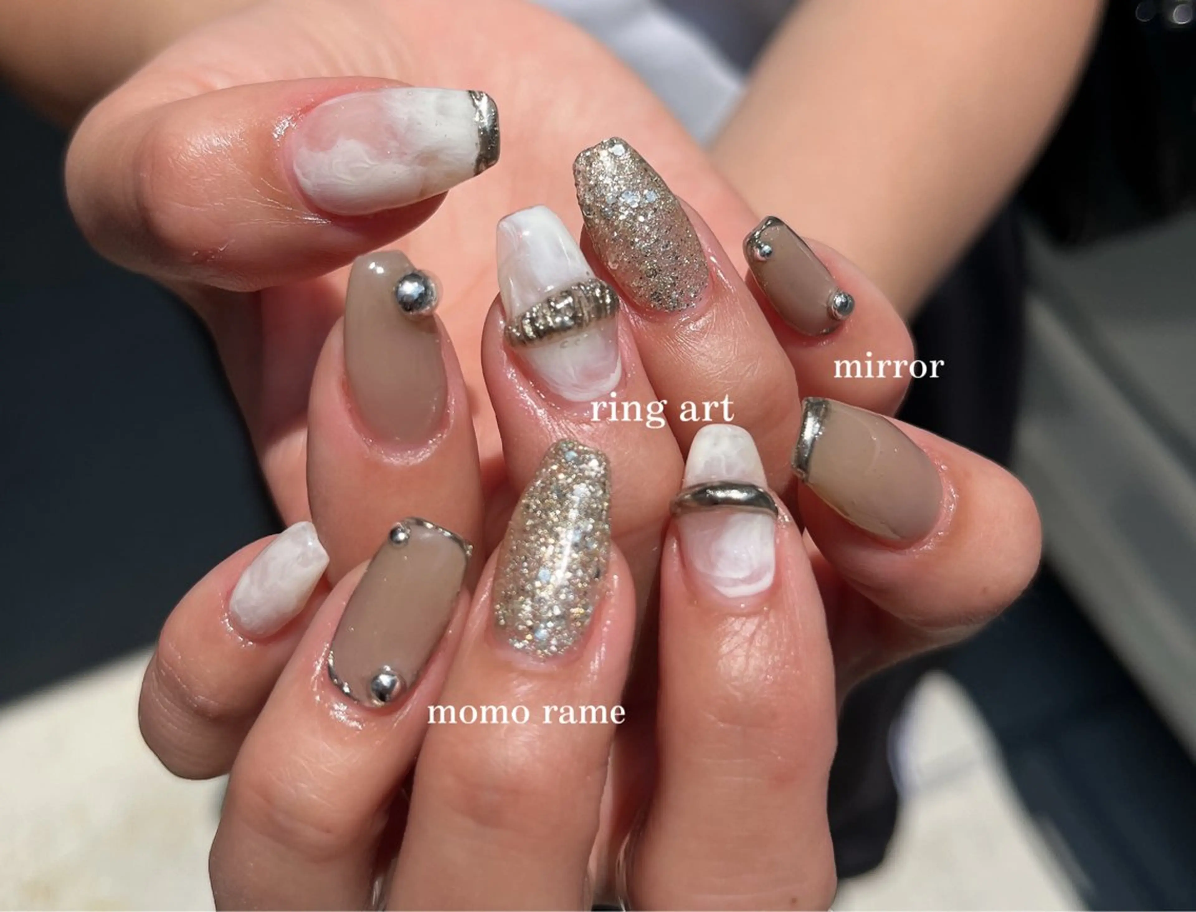 ネイル ハンドネイル Y&A nail所属・Y&A akihoꔛ‬ෆのネイルデザイン