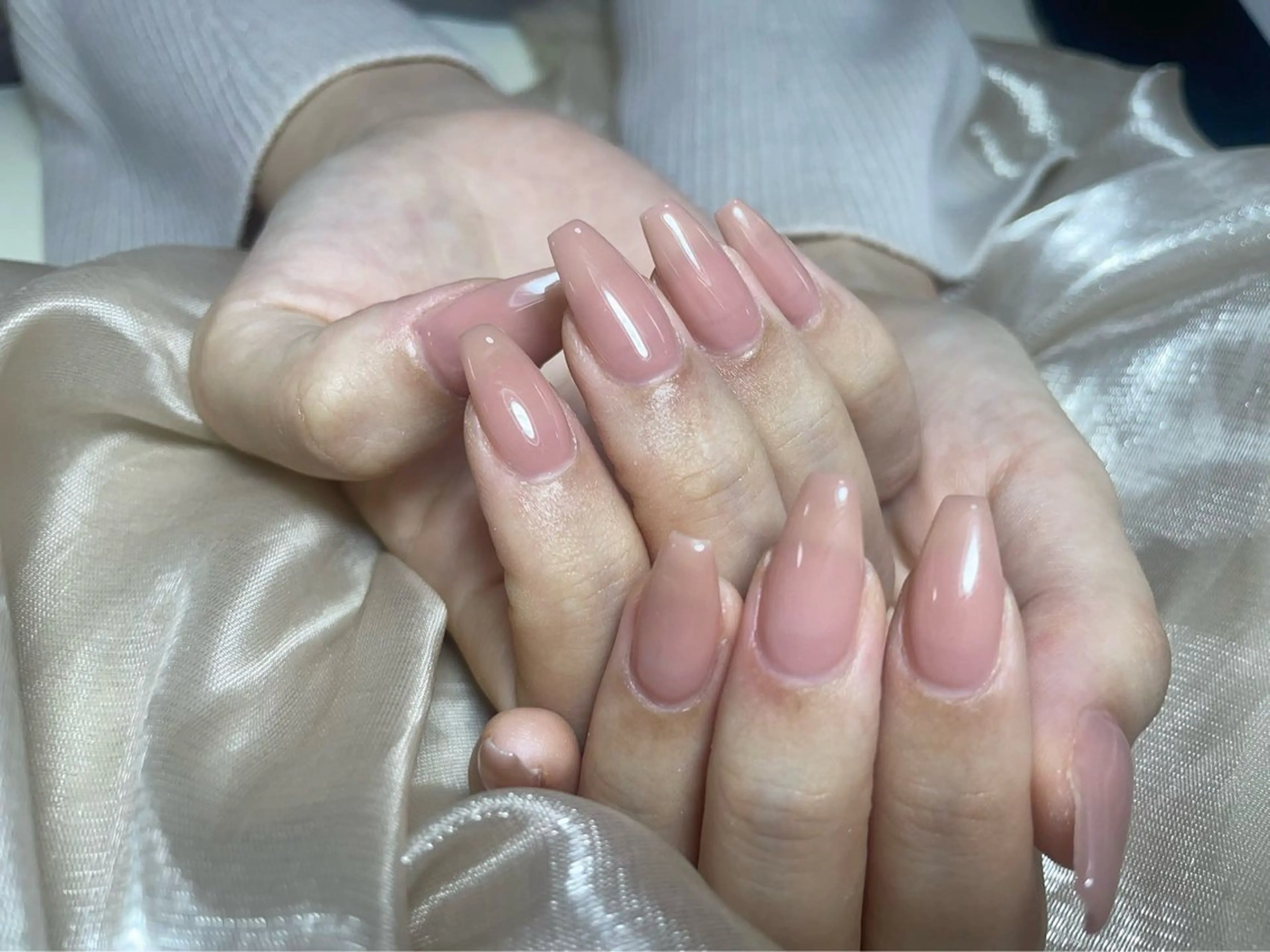 カラー ハンドネイル July Nail 新横浜駅のネイルデザイン