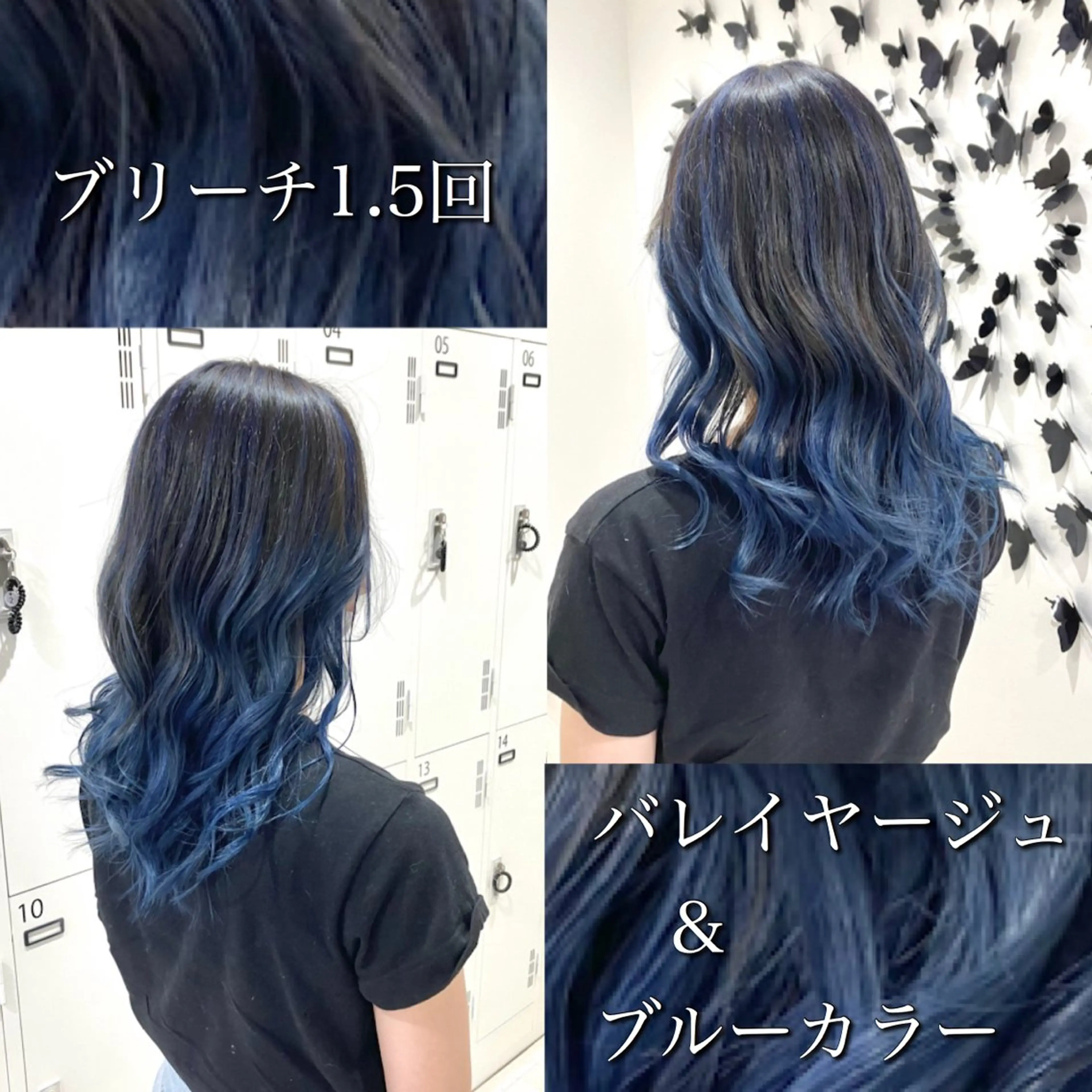 ロング カラー ヘアカラー Re:st所属・Miyavi/カラー ショートボブのヘアスタイル