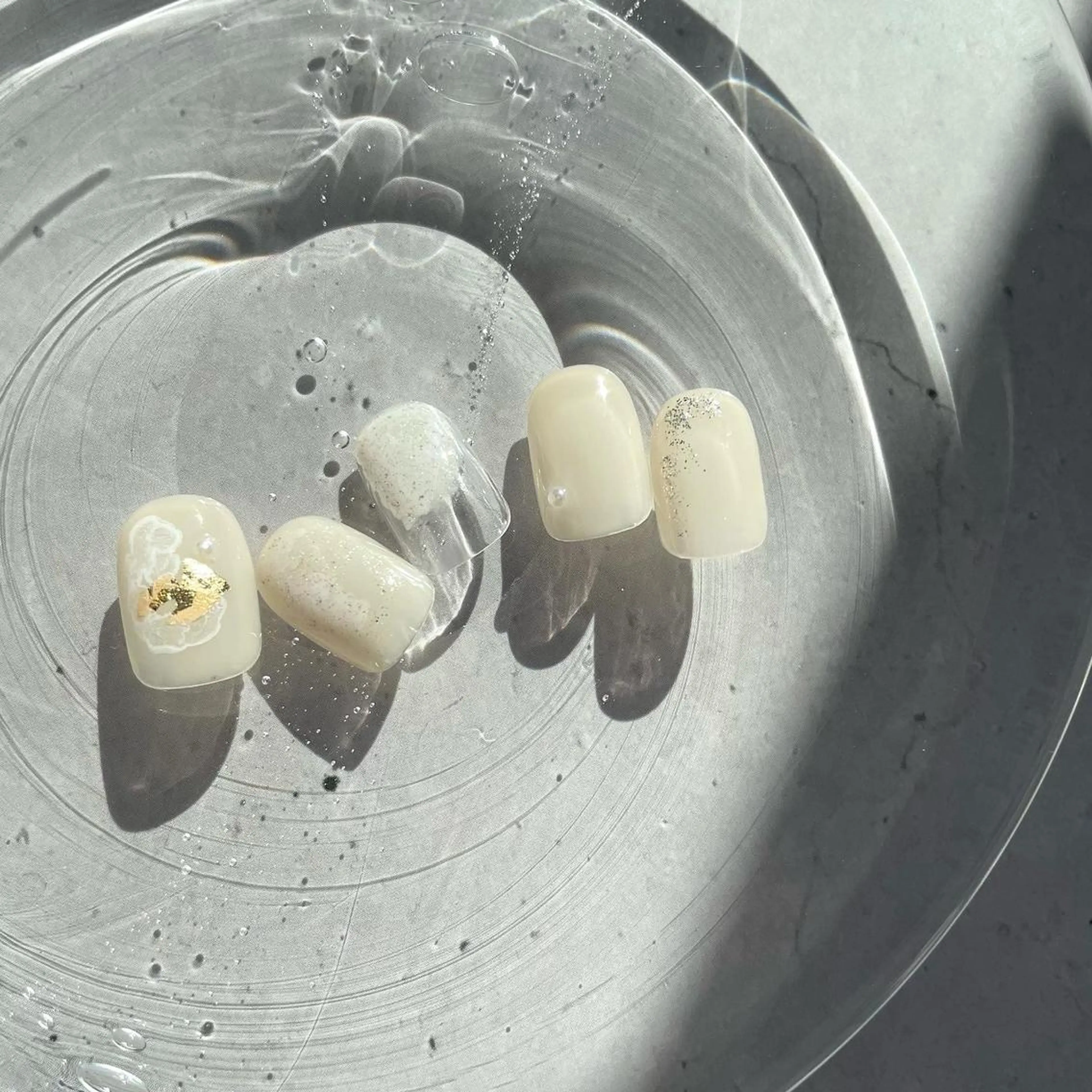 ネイル アートネイル カジュアル ニュアンスネイル オフィスネイル ショートネイル ハンドネイル kanako nail所属・popolina kanakoのネイルデザイン