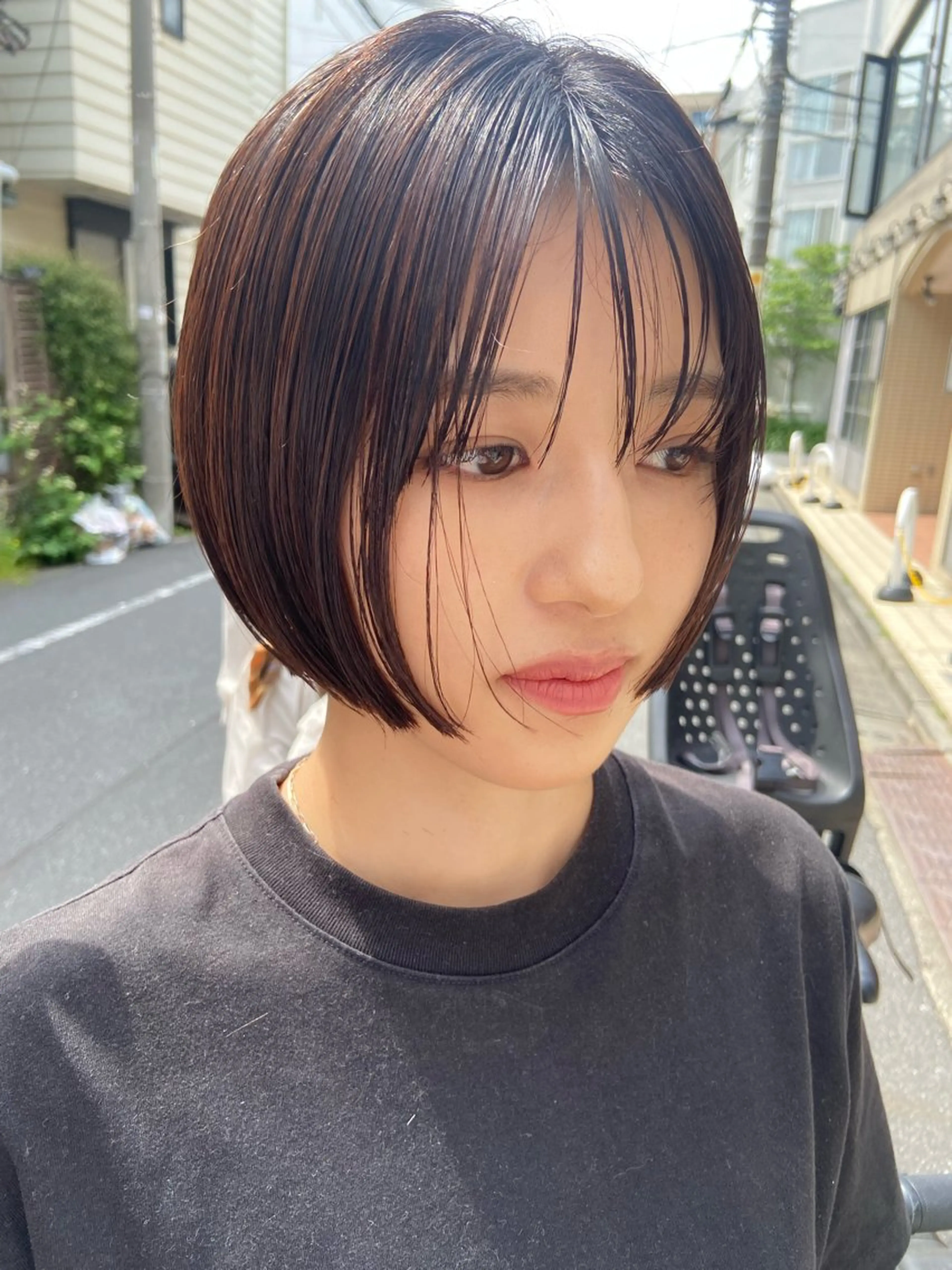 カットなしの縮毛矯正の写真