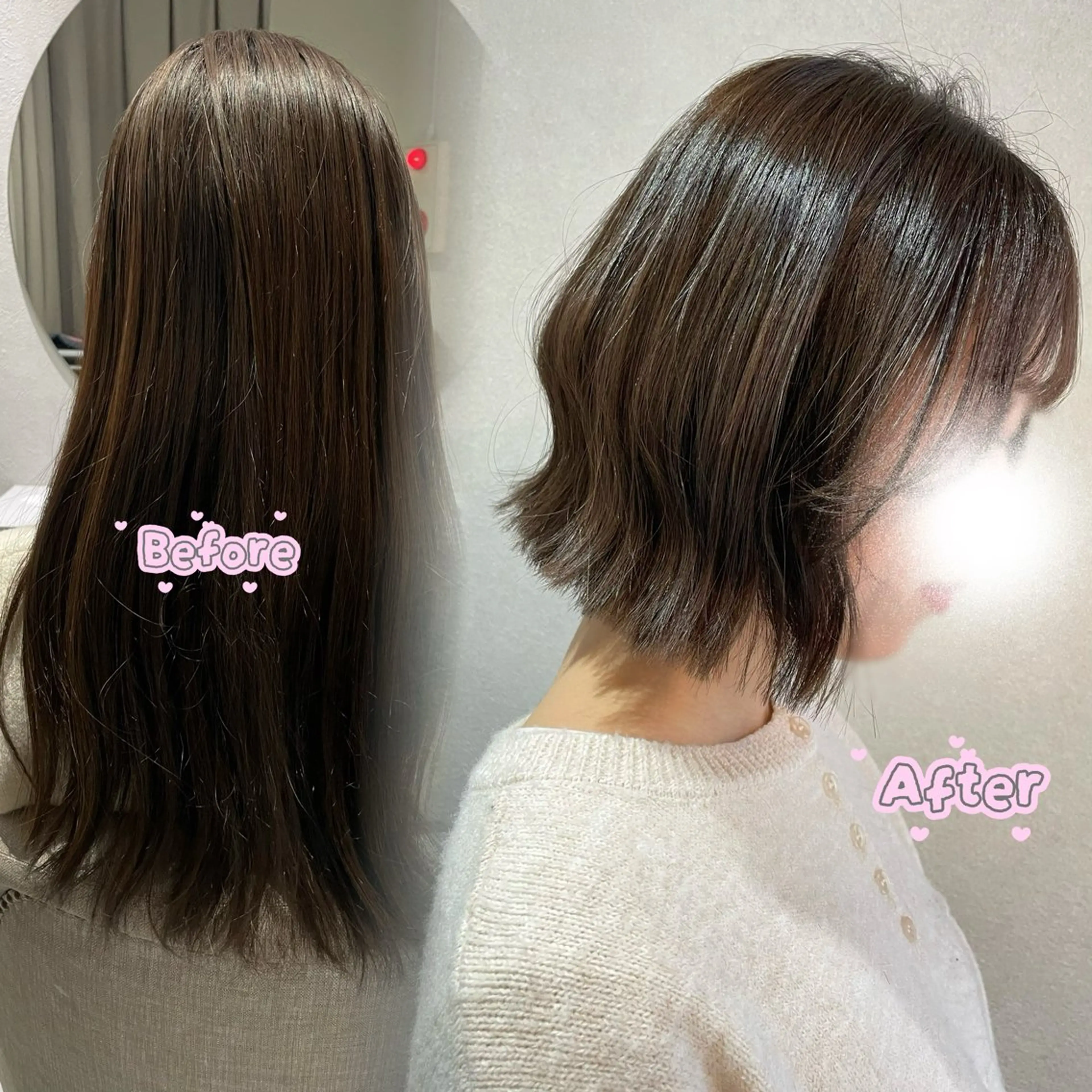 ショート カット ヘアカラー トリートメント 似合わせカット/ 顔周りカット/まりなのヘアスタイル