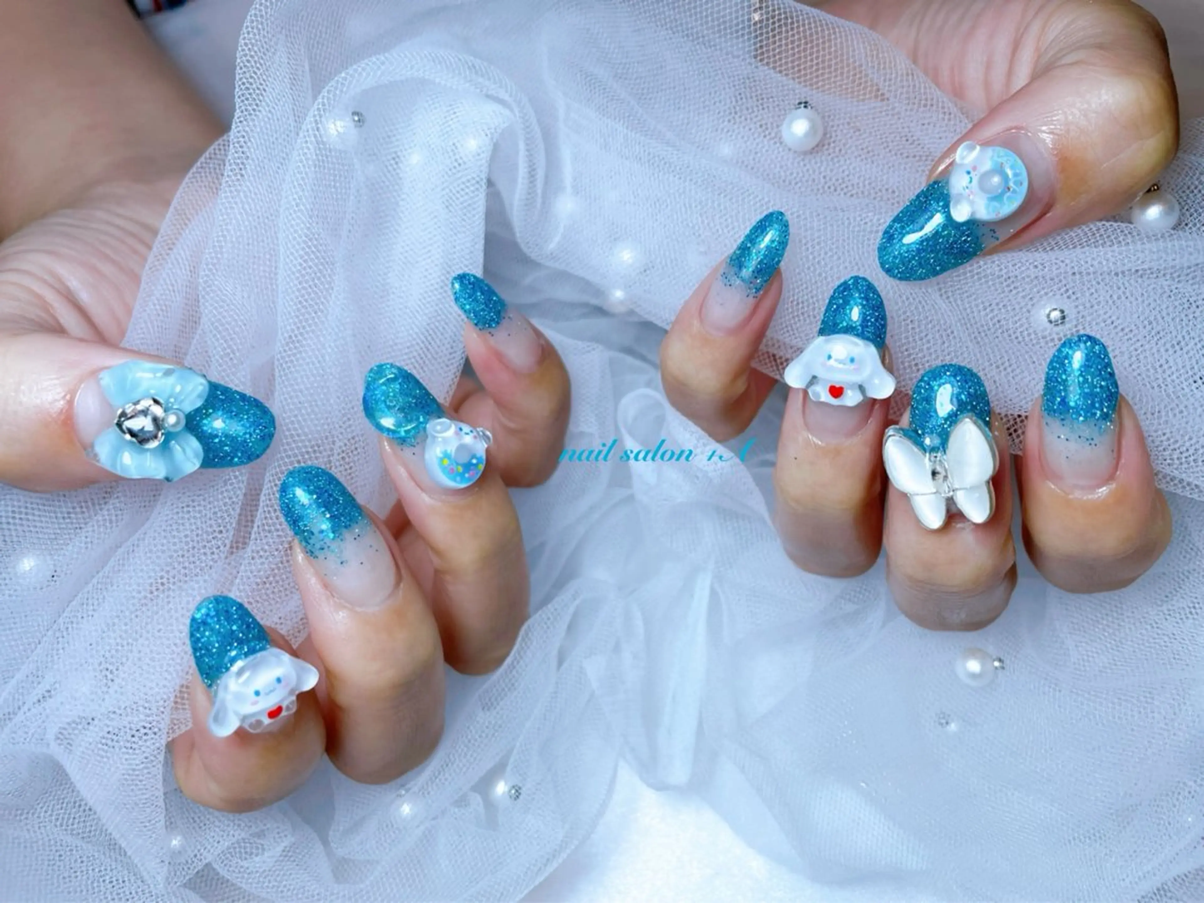 セミロング ハンドネイル nail salon +A所属・Nail Salon +Aのネイルデザイン